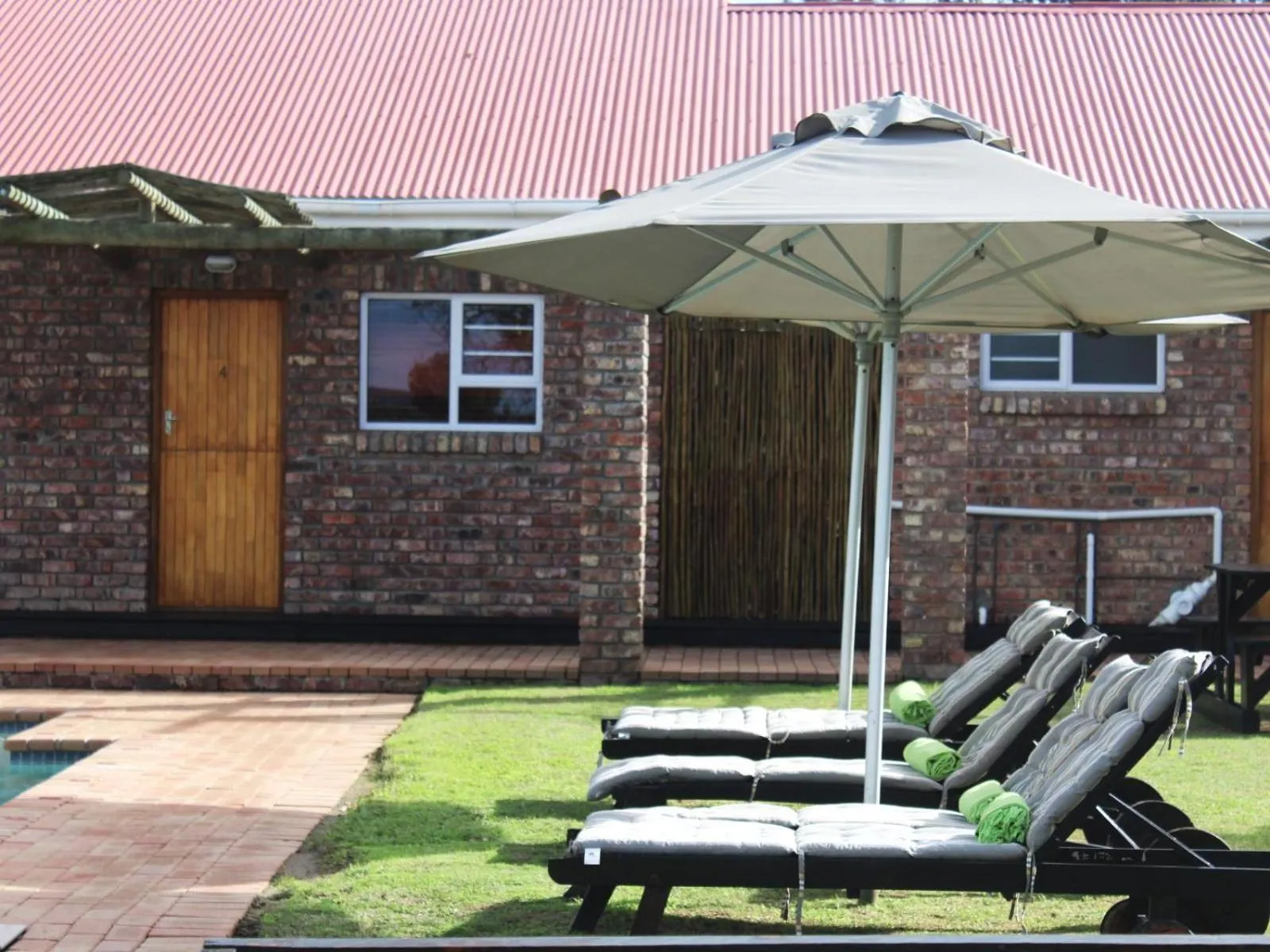 Swimming pool in Bydand B&B