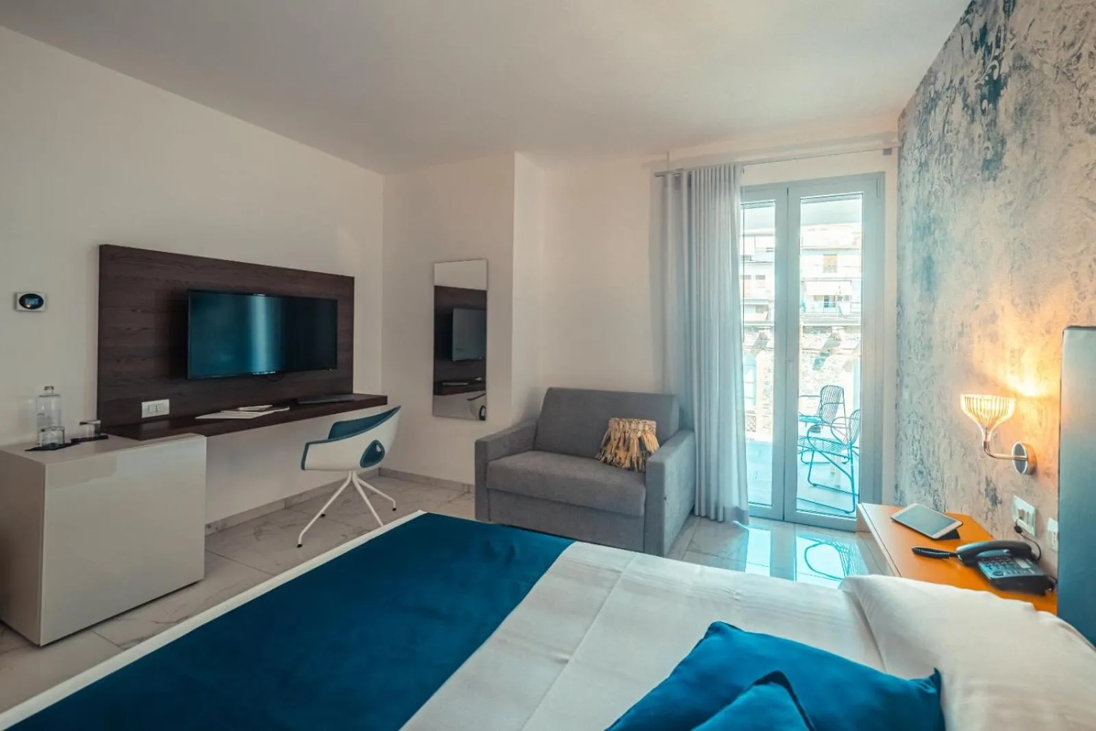 Bed in Nautilus Hotel