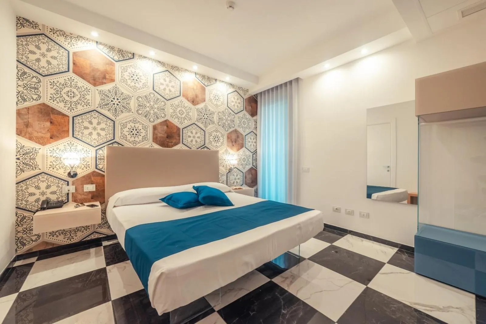 Bed in Nautilus Hotel