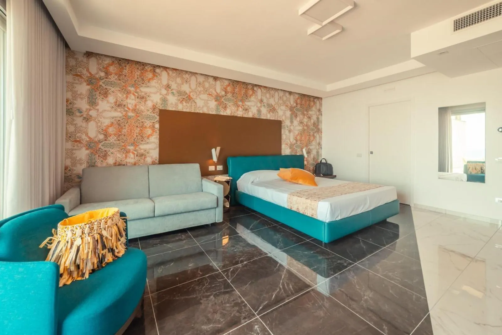 Bed in Nautilus Hotel