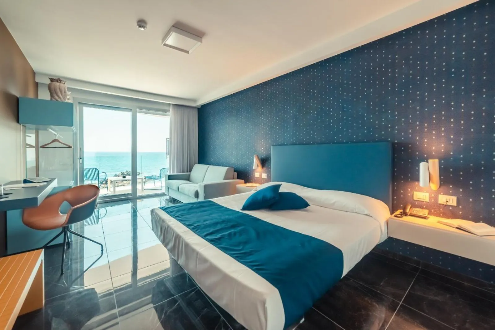 Bed in Nautilus Hotel