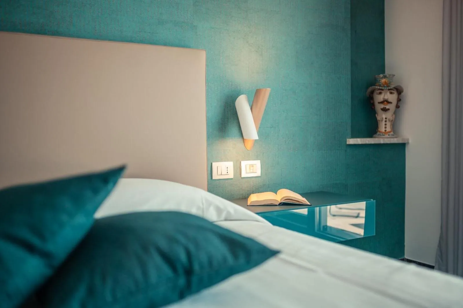 Bed in Nautilus Hotel