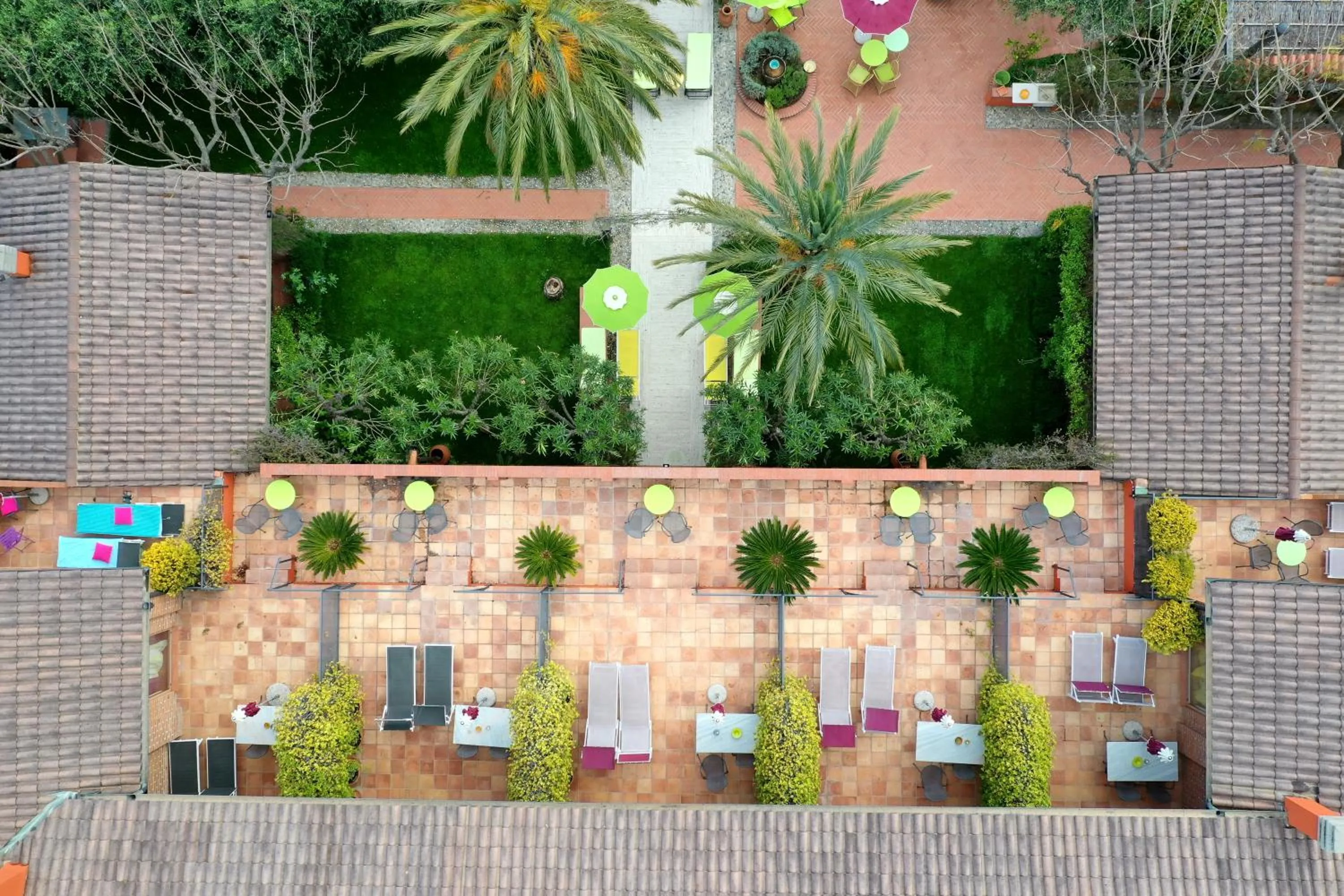 Bird's eye view in Relais San Damian