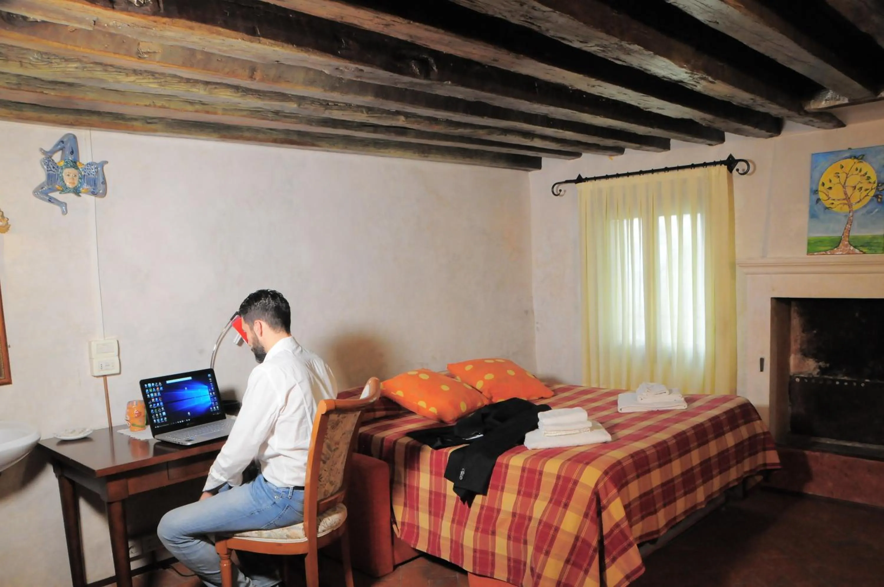 Bedroom, Bed in Hotel La Corte