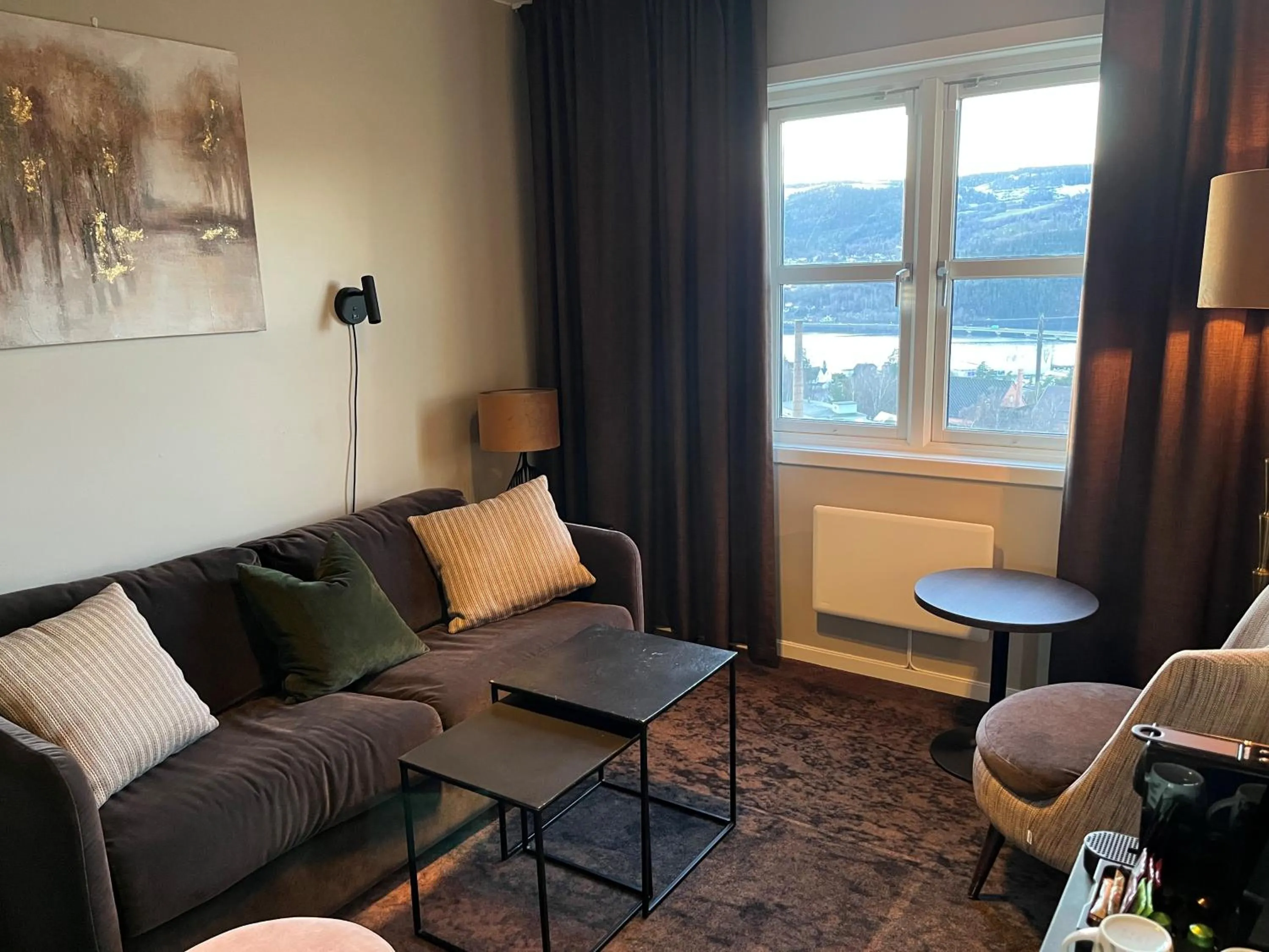 Living room in Aksjemøllen - by Classic Norway Hotels