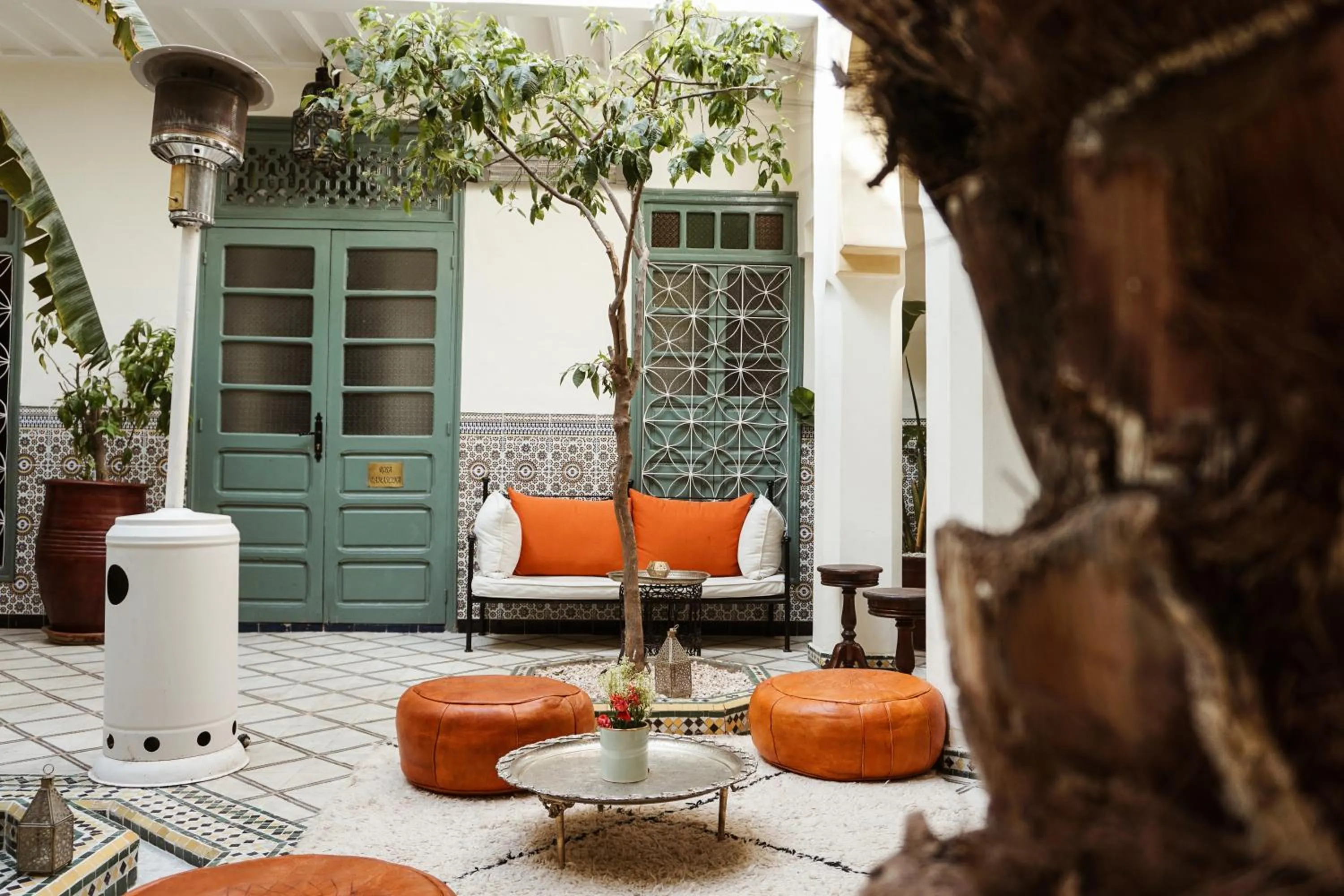 Patio in Riad Orange