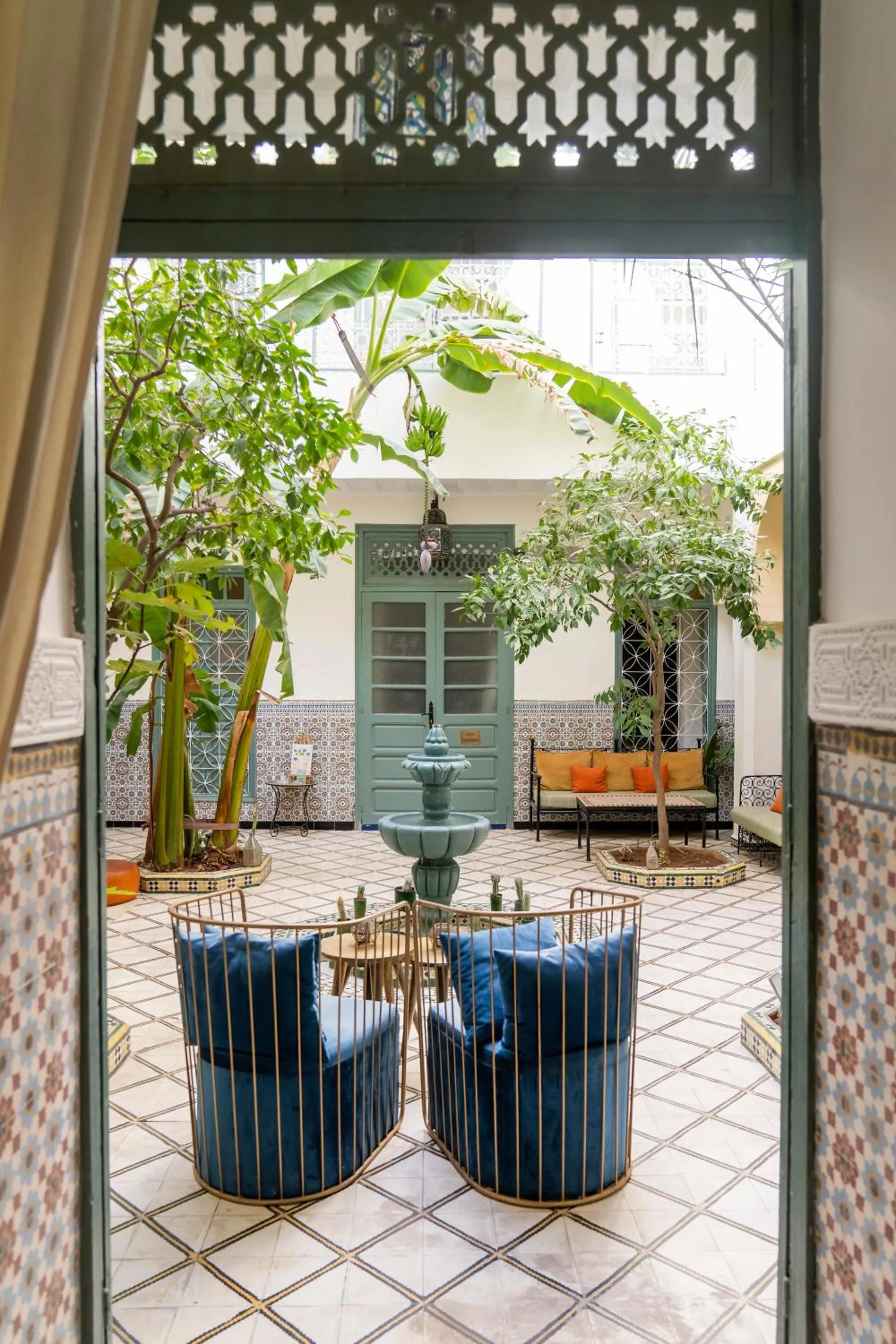 Patio in Riad Orange