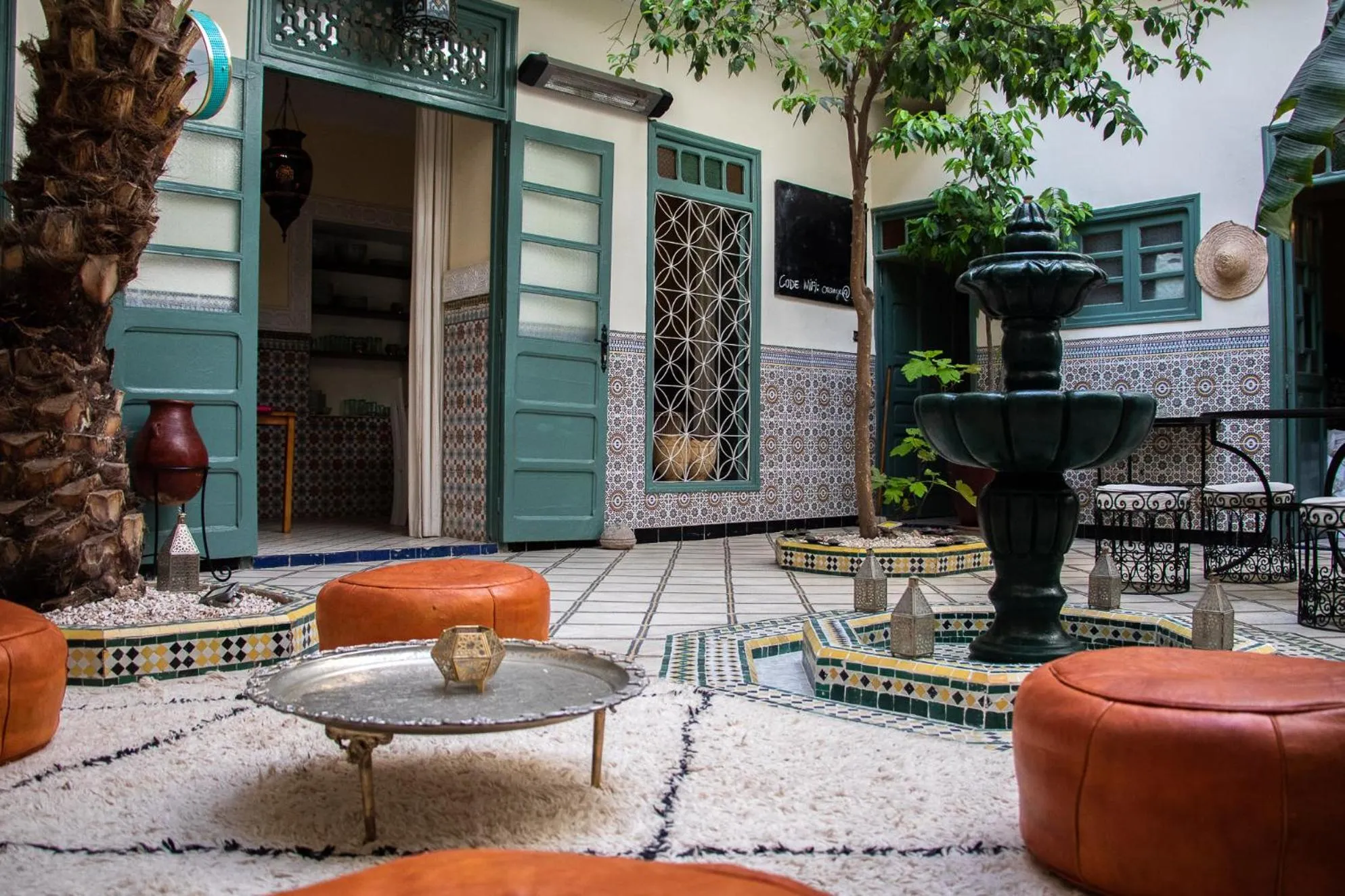 Patio in Riad Orange