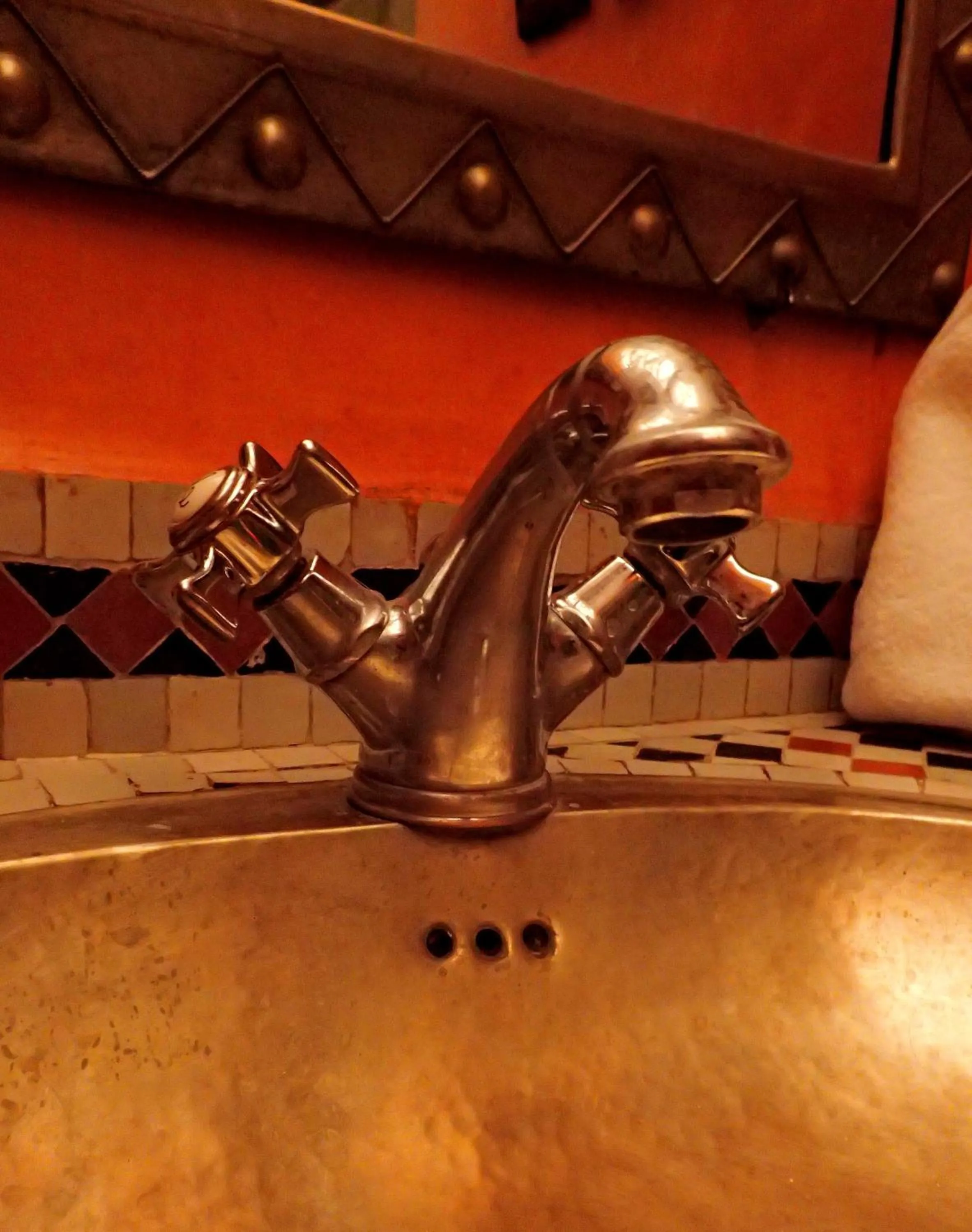 Decorative detail in Riad Orange