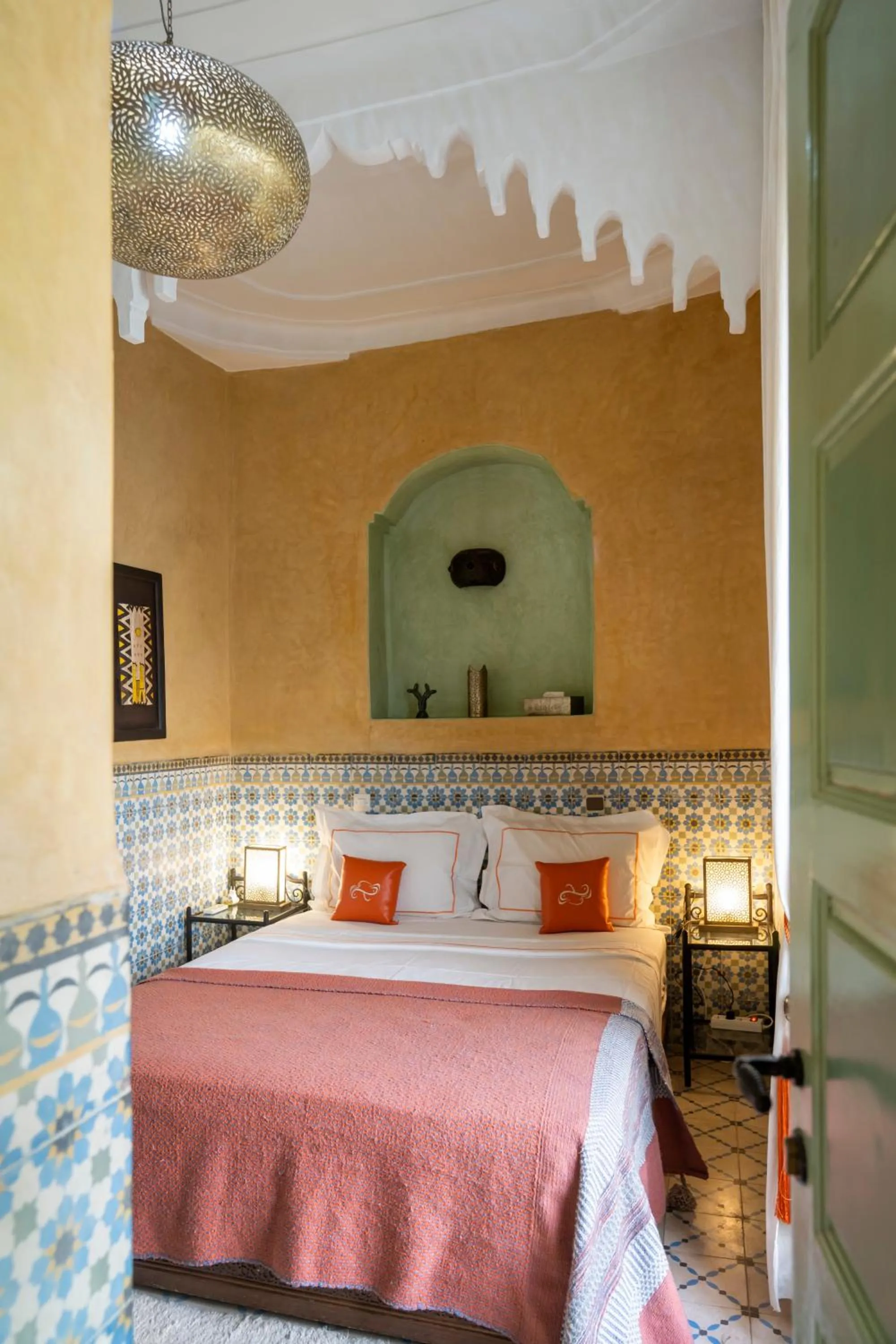 Bedroom, Bed in Riad Orange