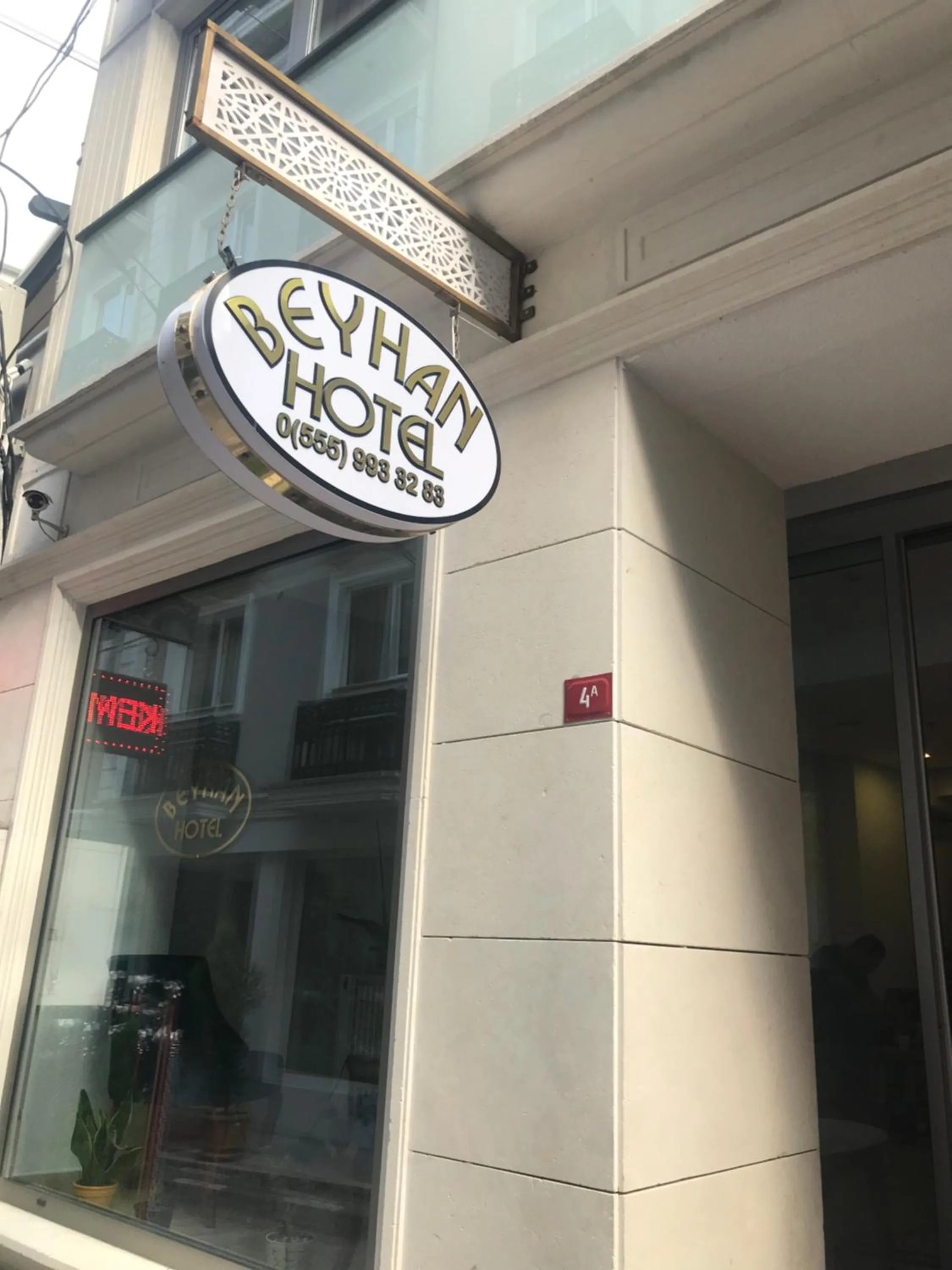 Facade/entrance in Beyhan Hotel