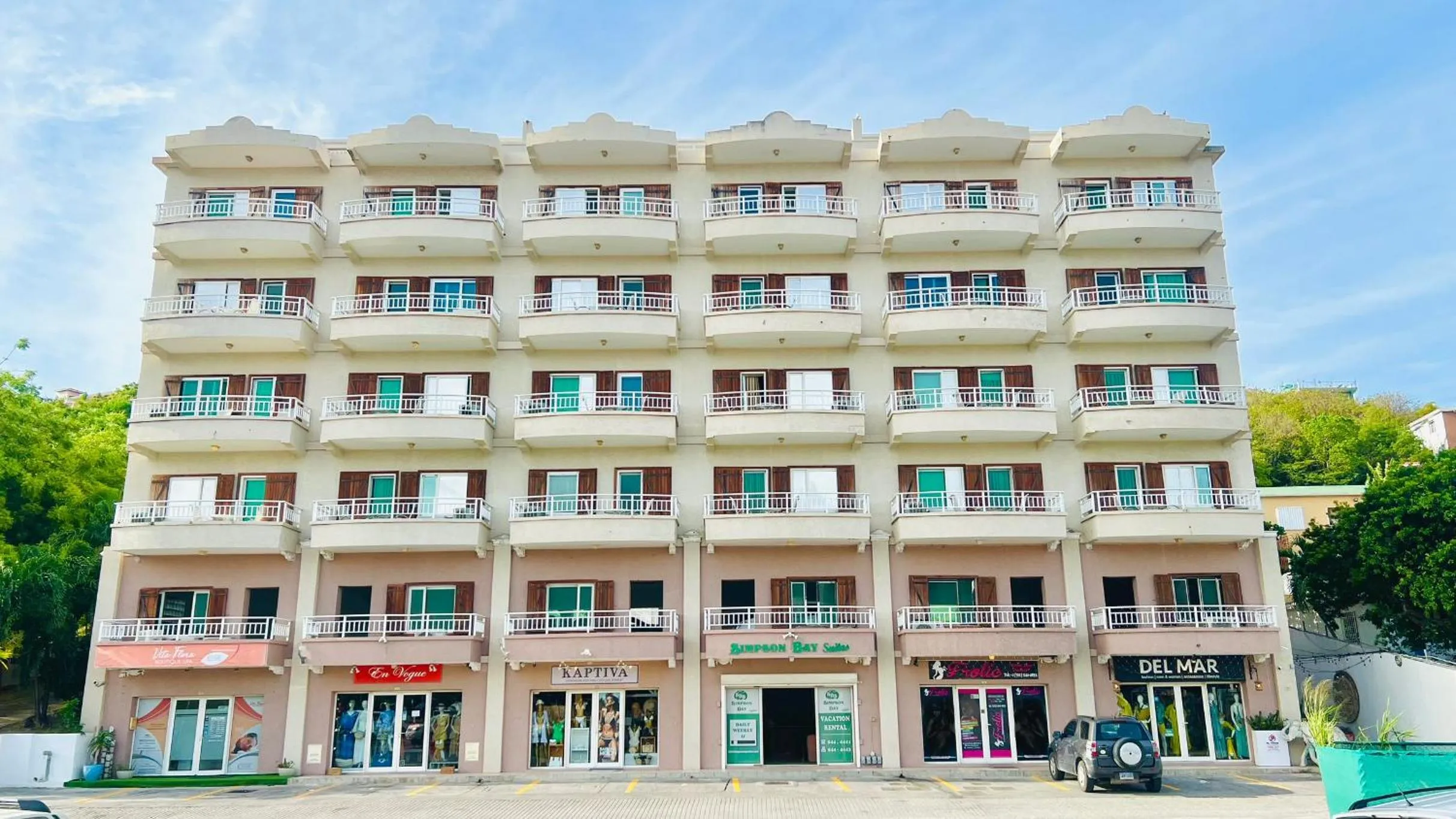 Property building in Simpson Bay Suites