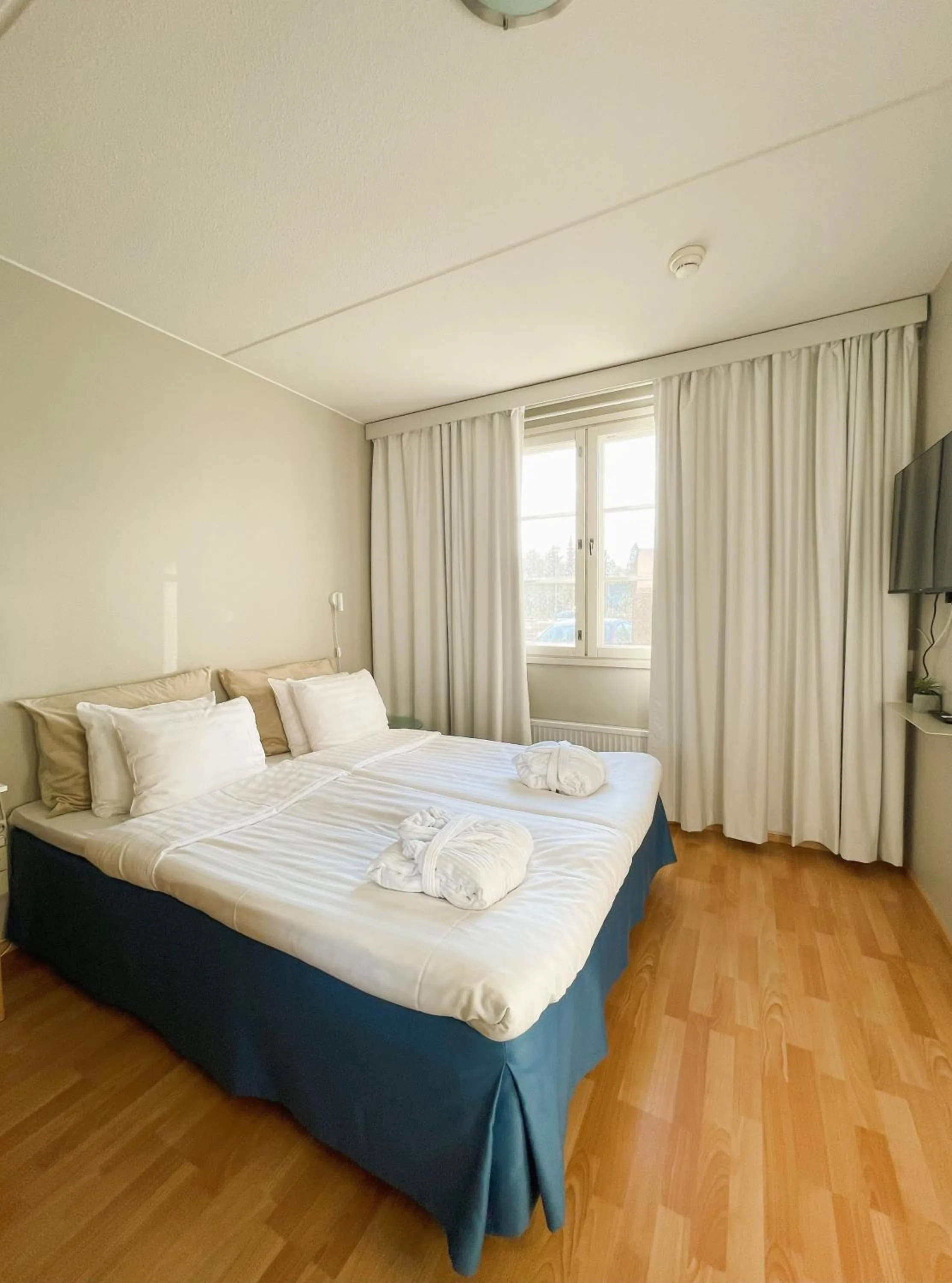 Bed in Hotel Jokipuisto