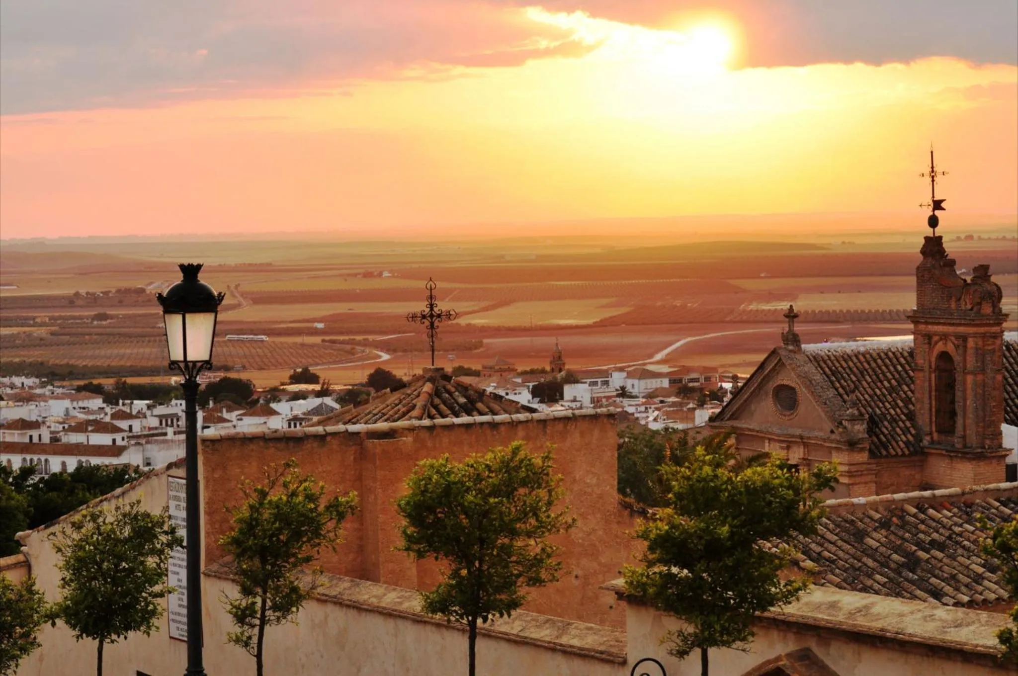 Sunset in Hospedería del Monasterio