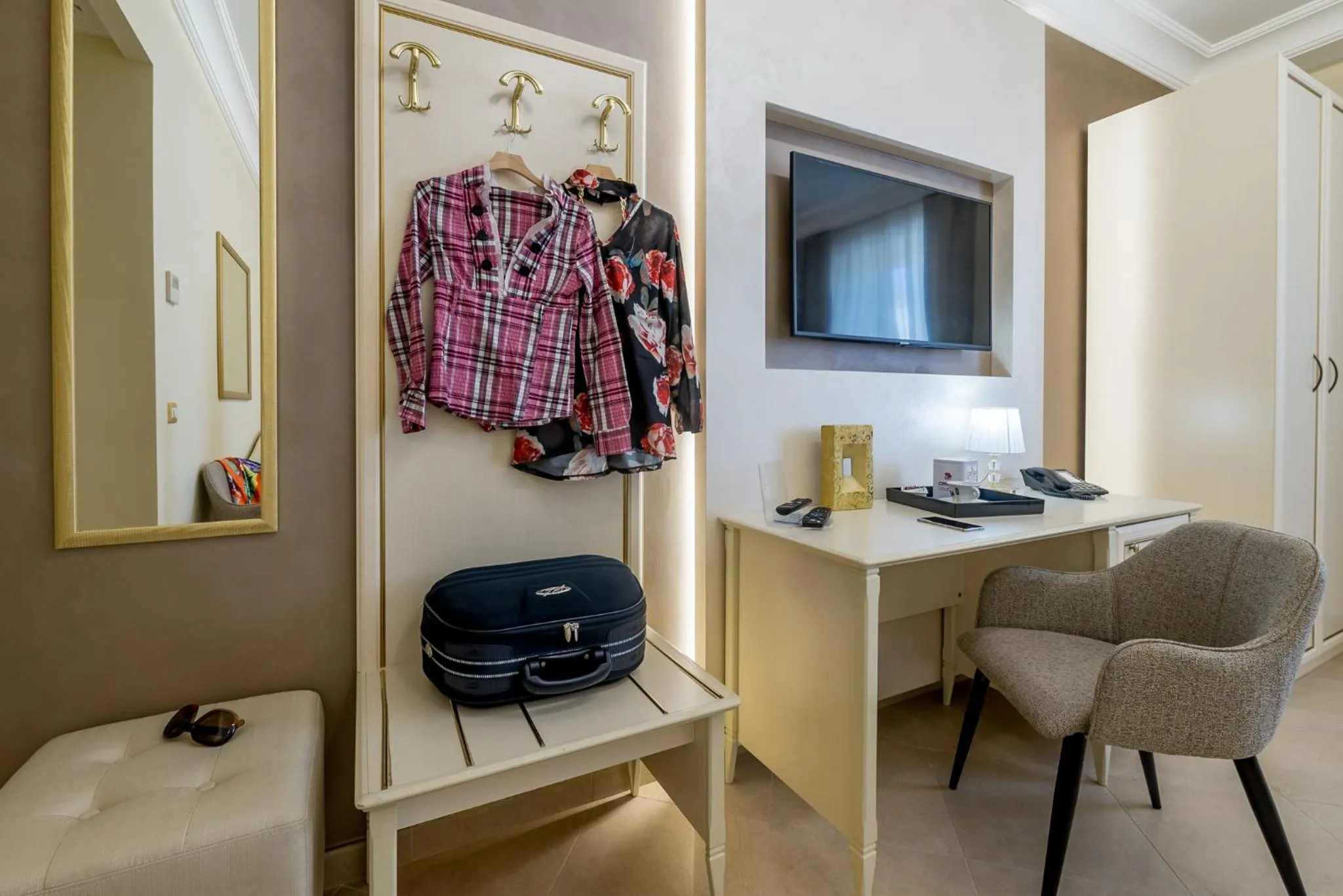 Living room in Vittorio Emanuele Boutique Hotel