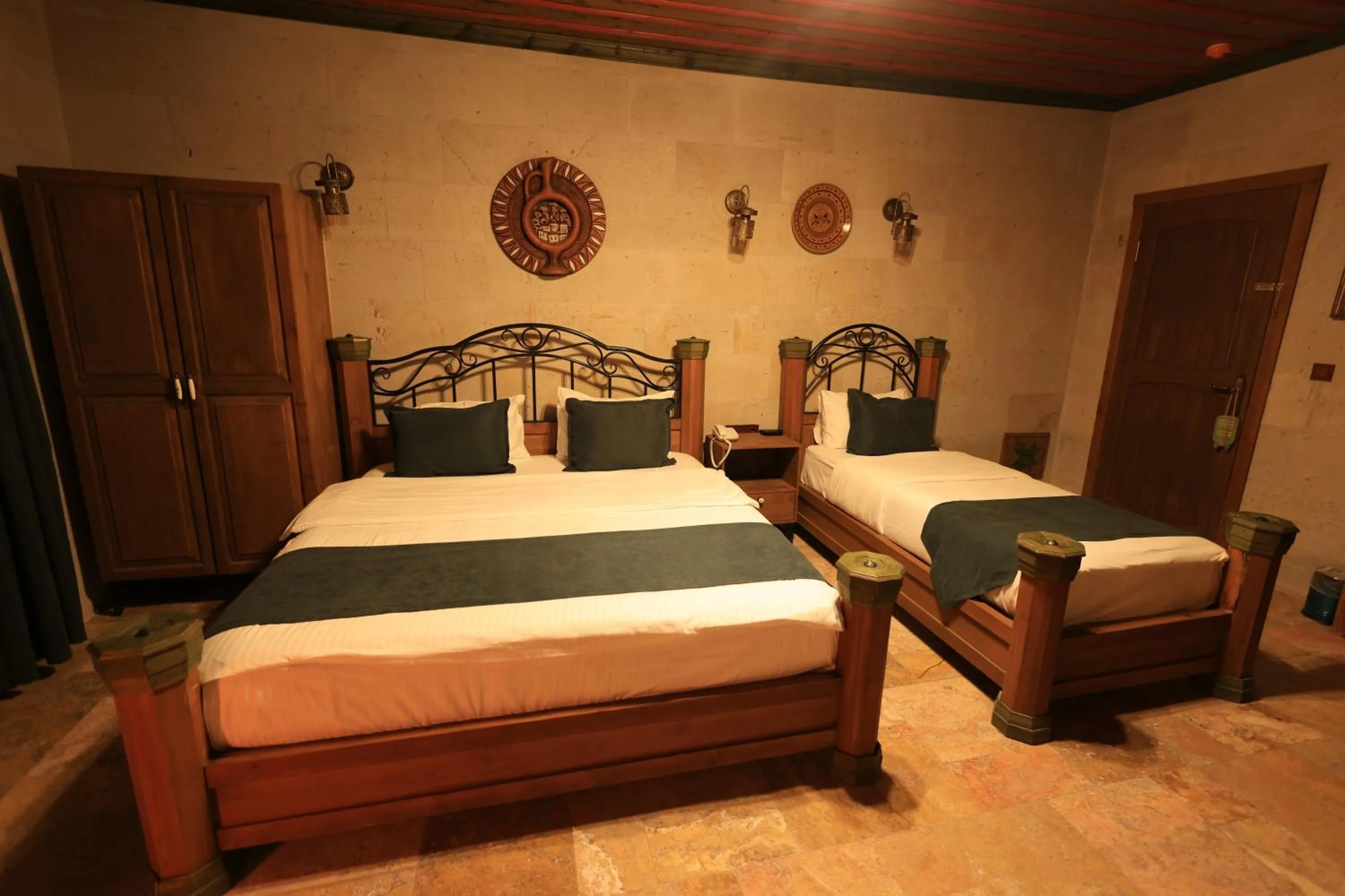 Bed in Katapa Stone House