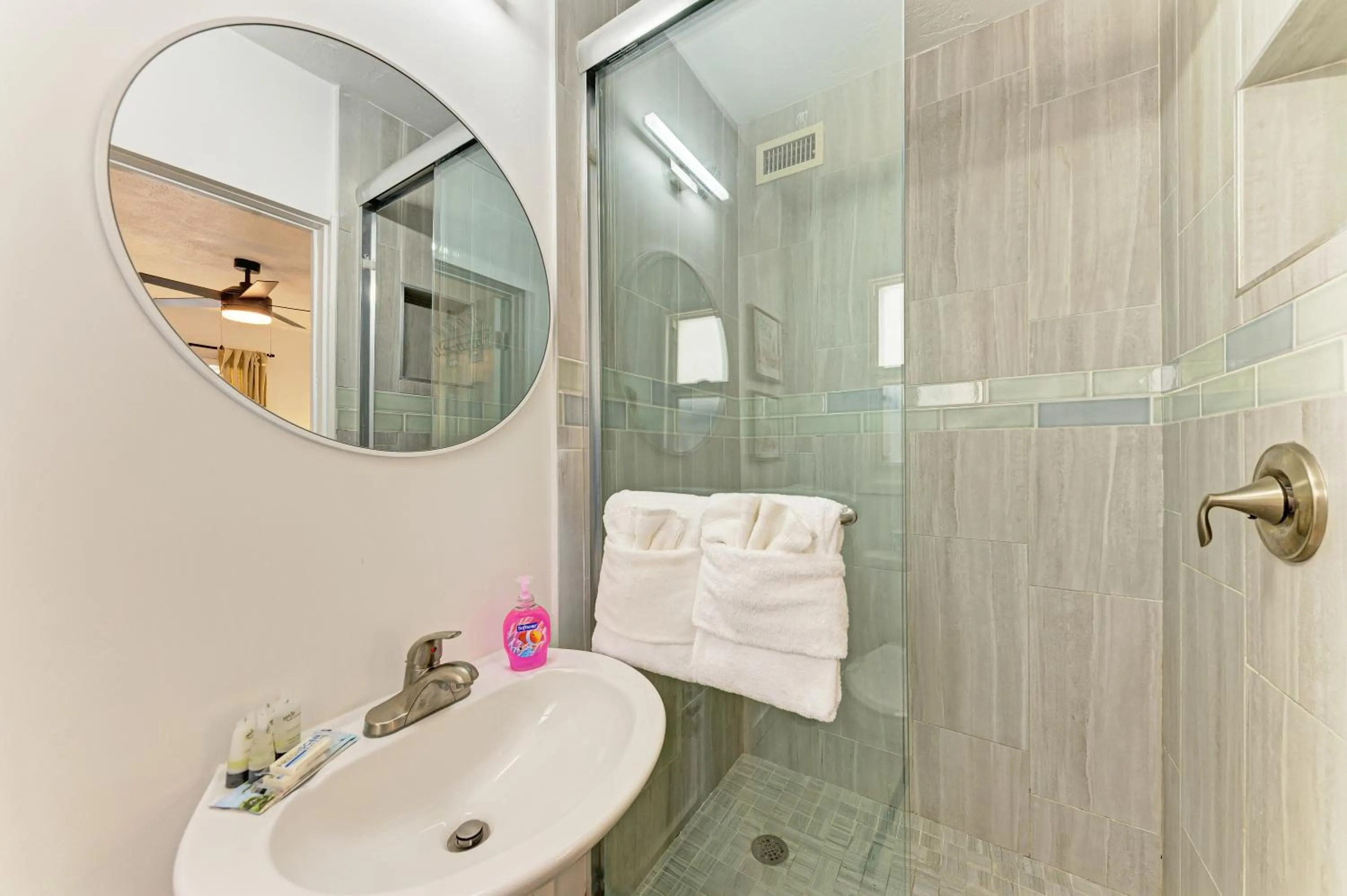 Bathroom in The Ringling Beach House