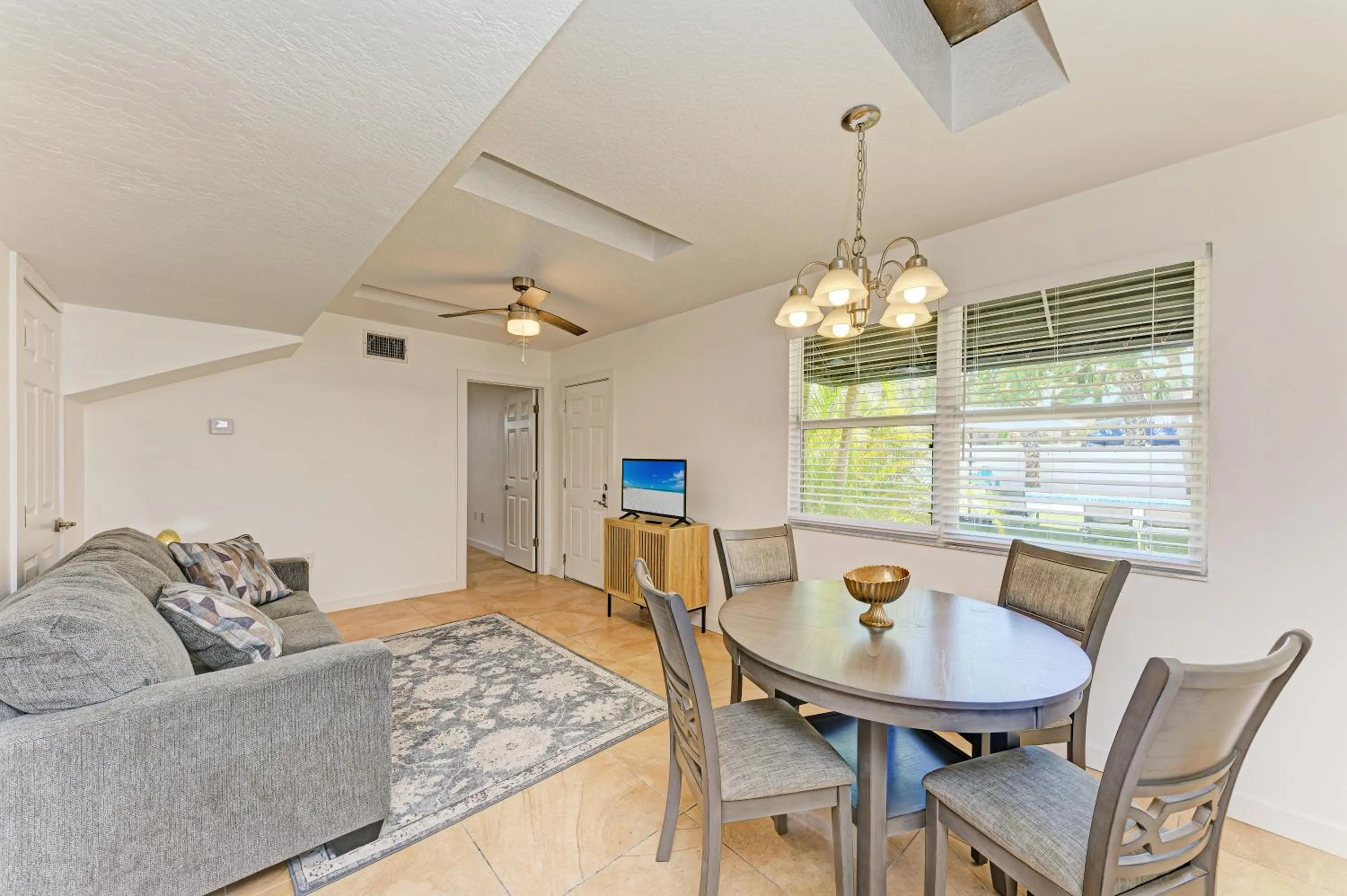 Living room in The Ringling Beach House