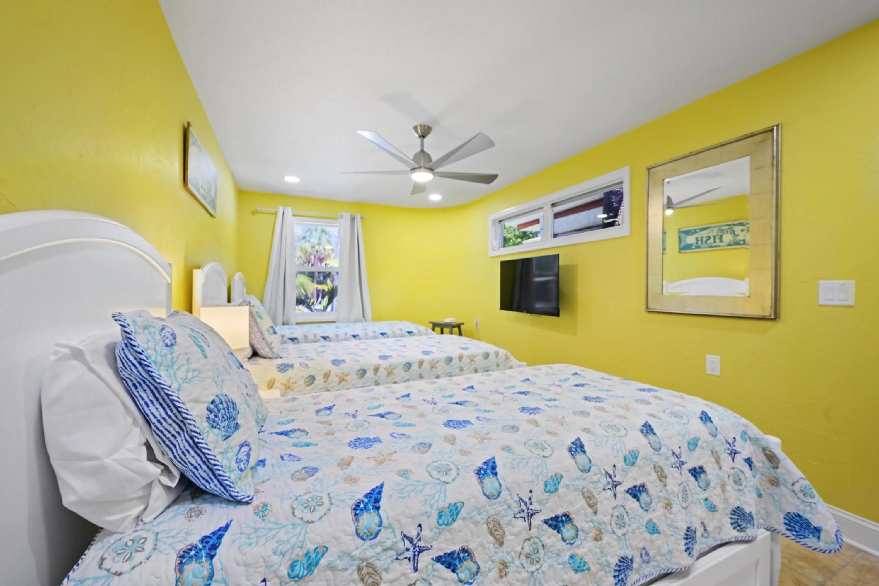 Bedroom, Bed in The Ringling Beach House