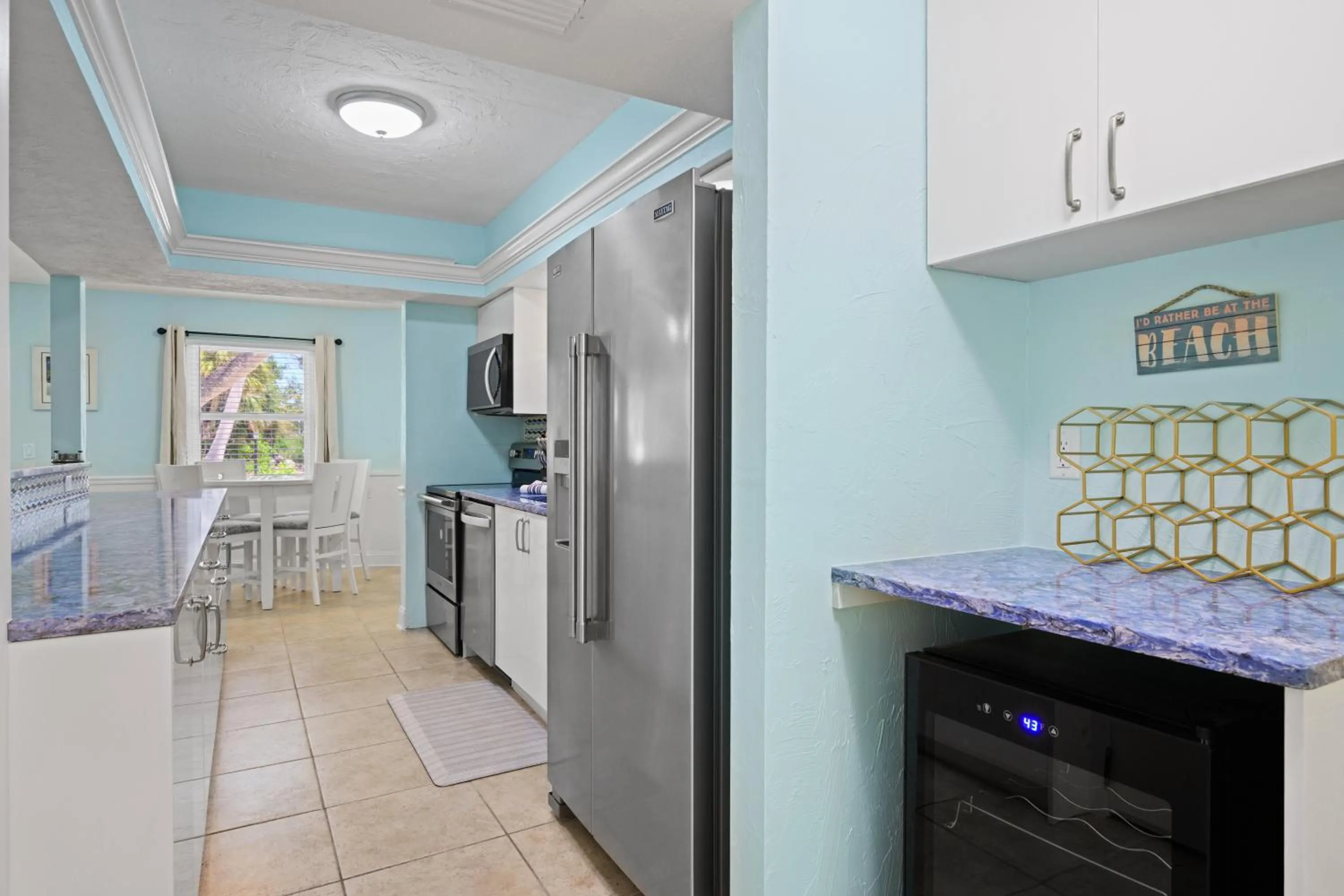 kitchen in The Ringling Beach House