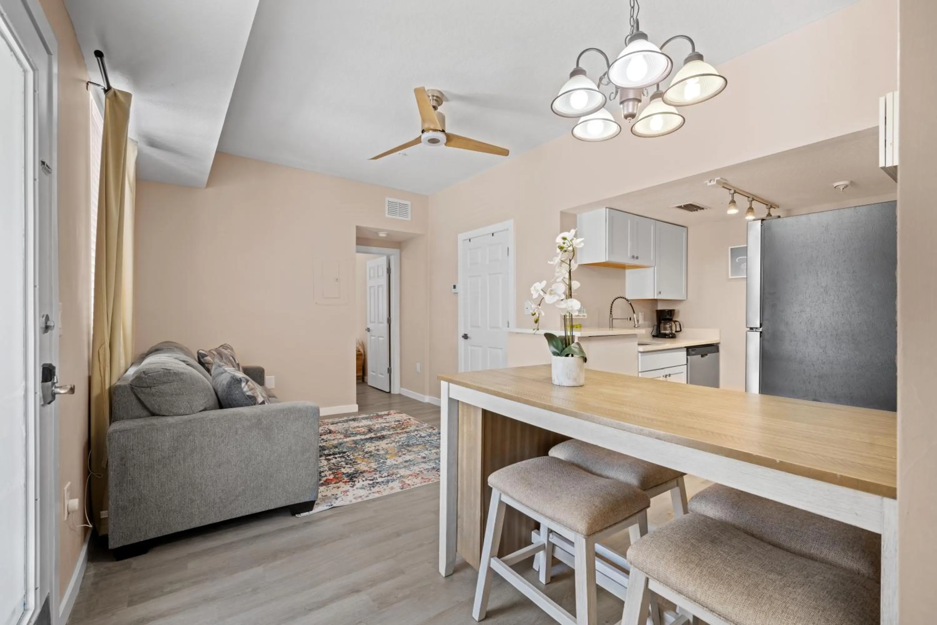 Living room in The Ringling Beach House