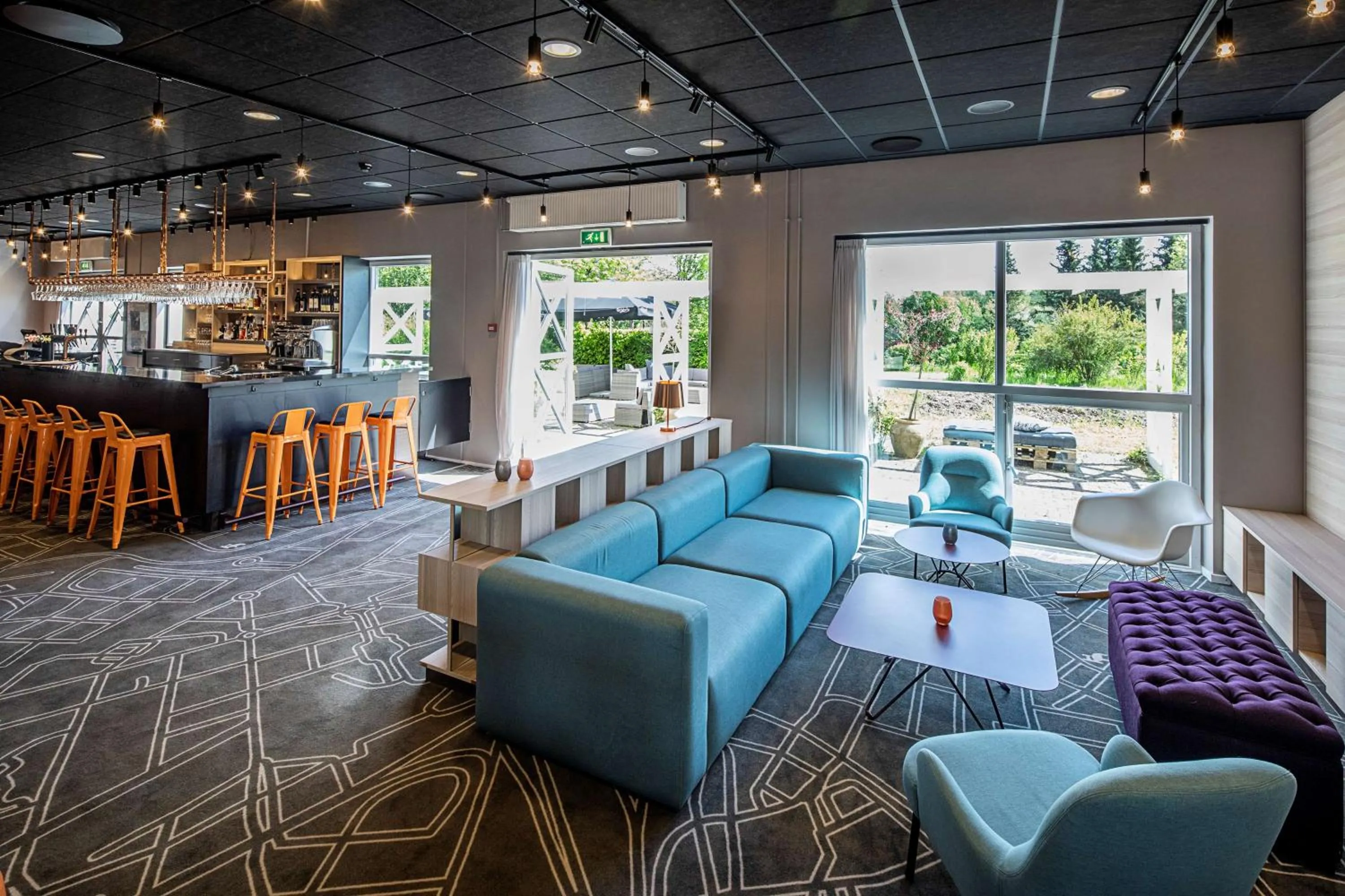 Patio in Scandic Roskilde Park