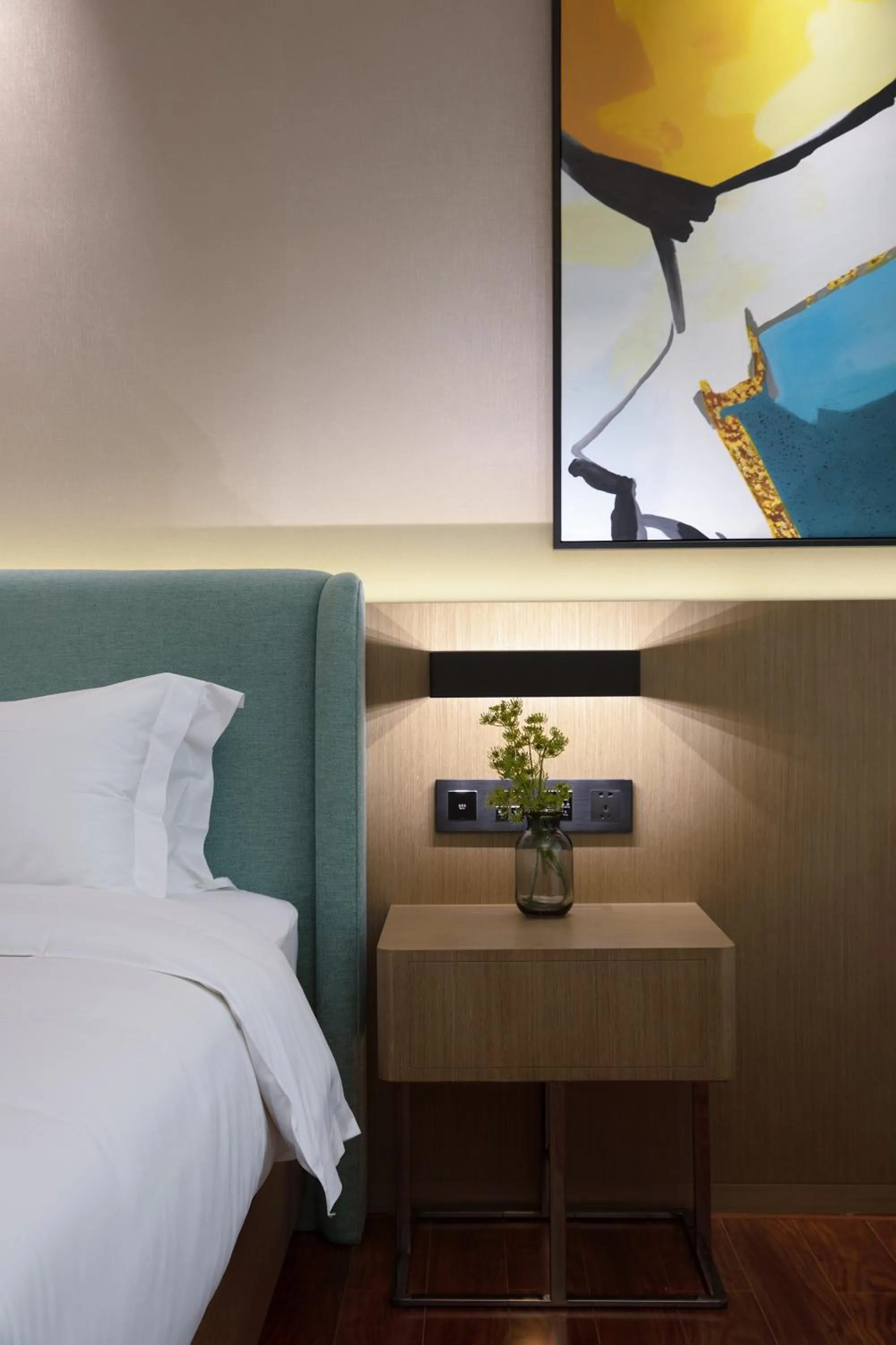 Bedroom, Bed in Jinmanfu International Hotel