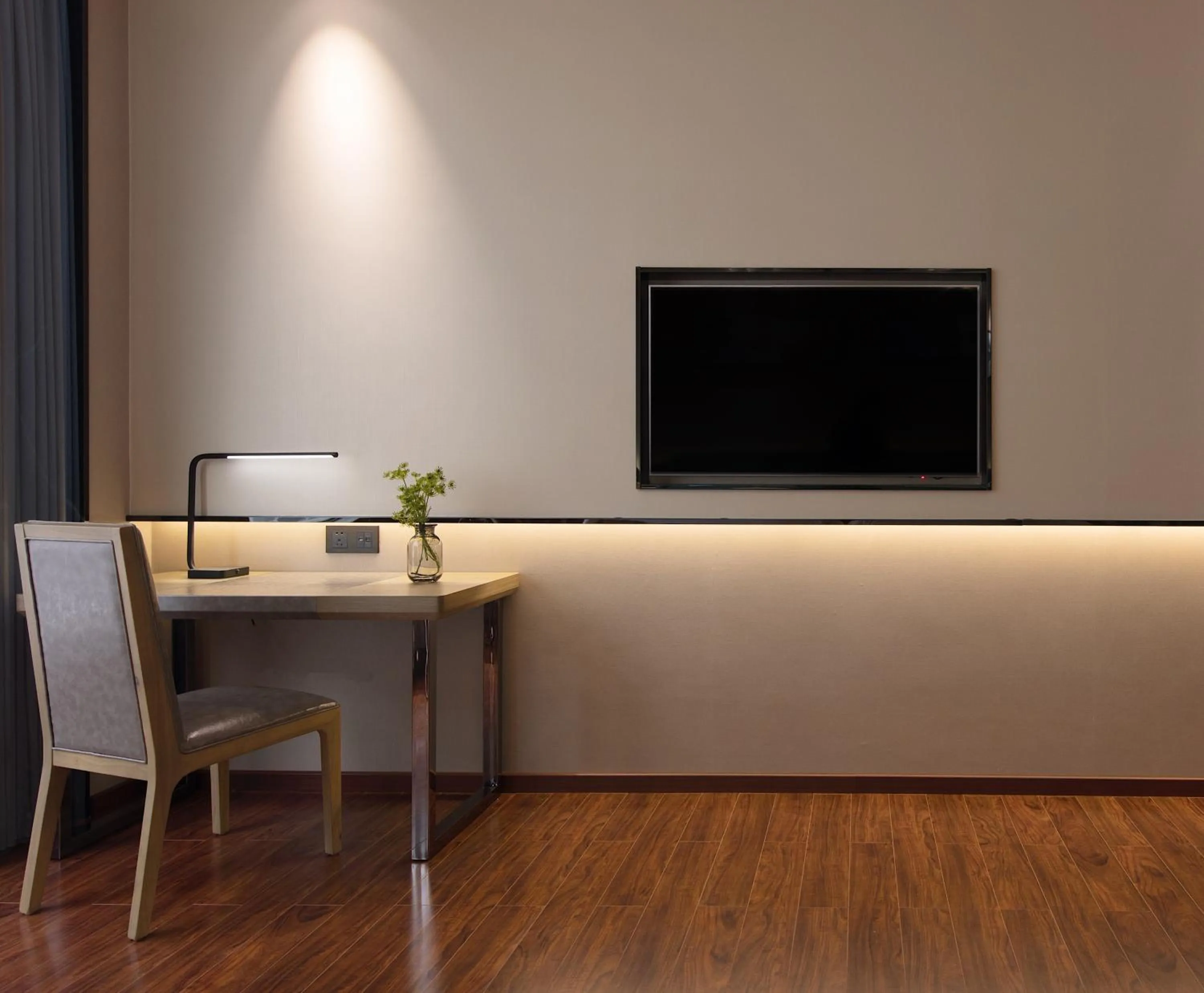 Bedroom in Jinmanfu International Hotel