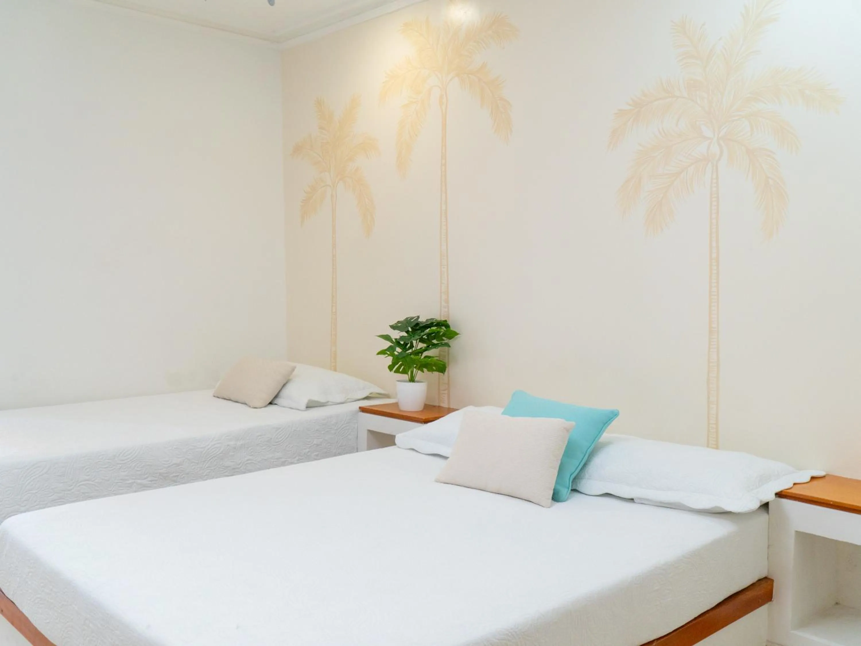 Bed in Hotel Valladolid