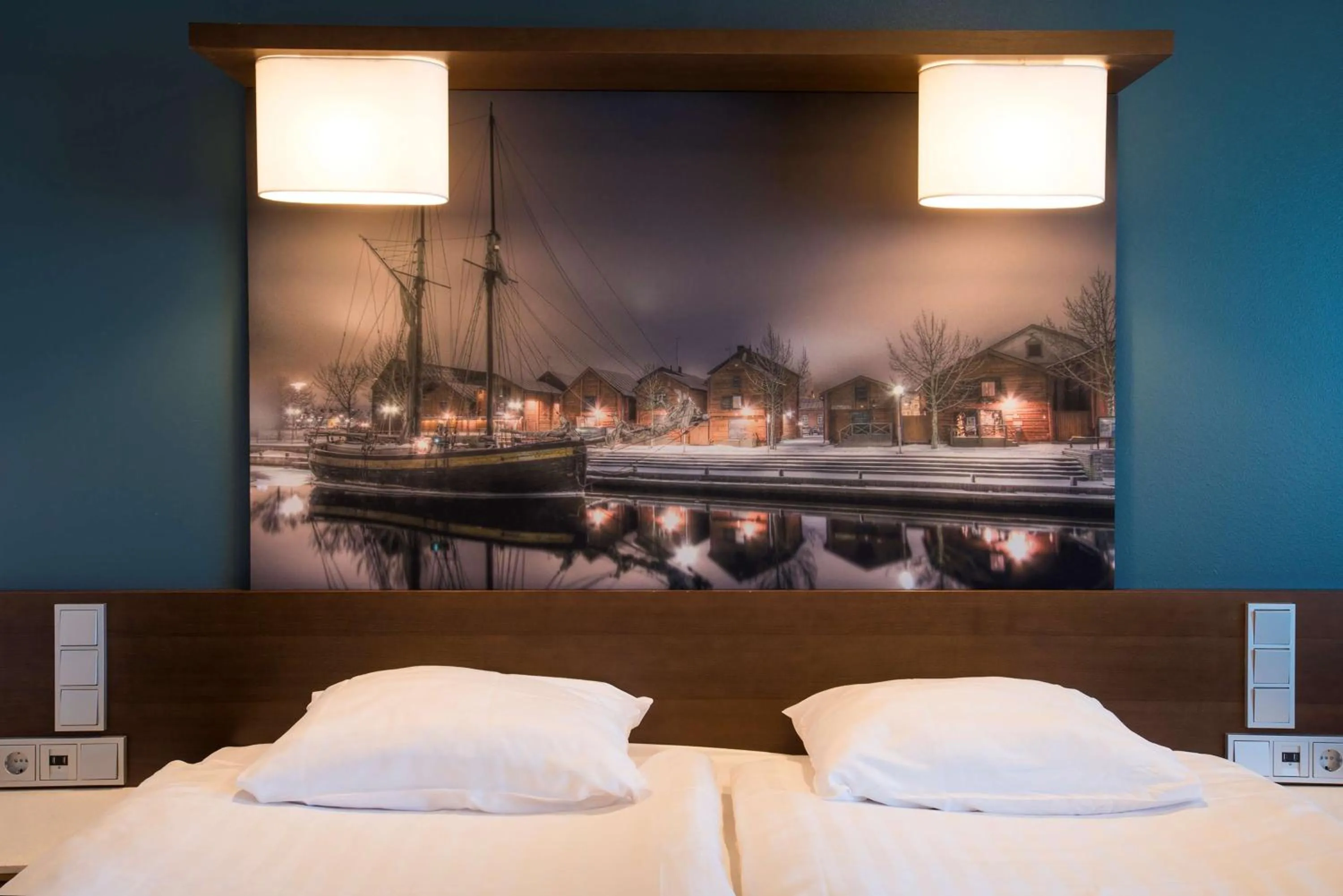 Bedroom, Bed in Scandic Oulu Station