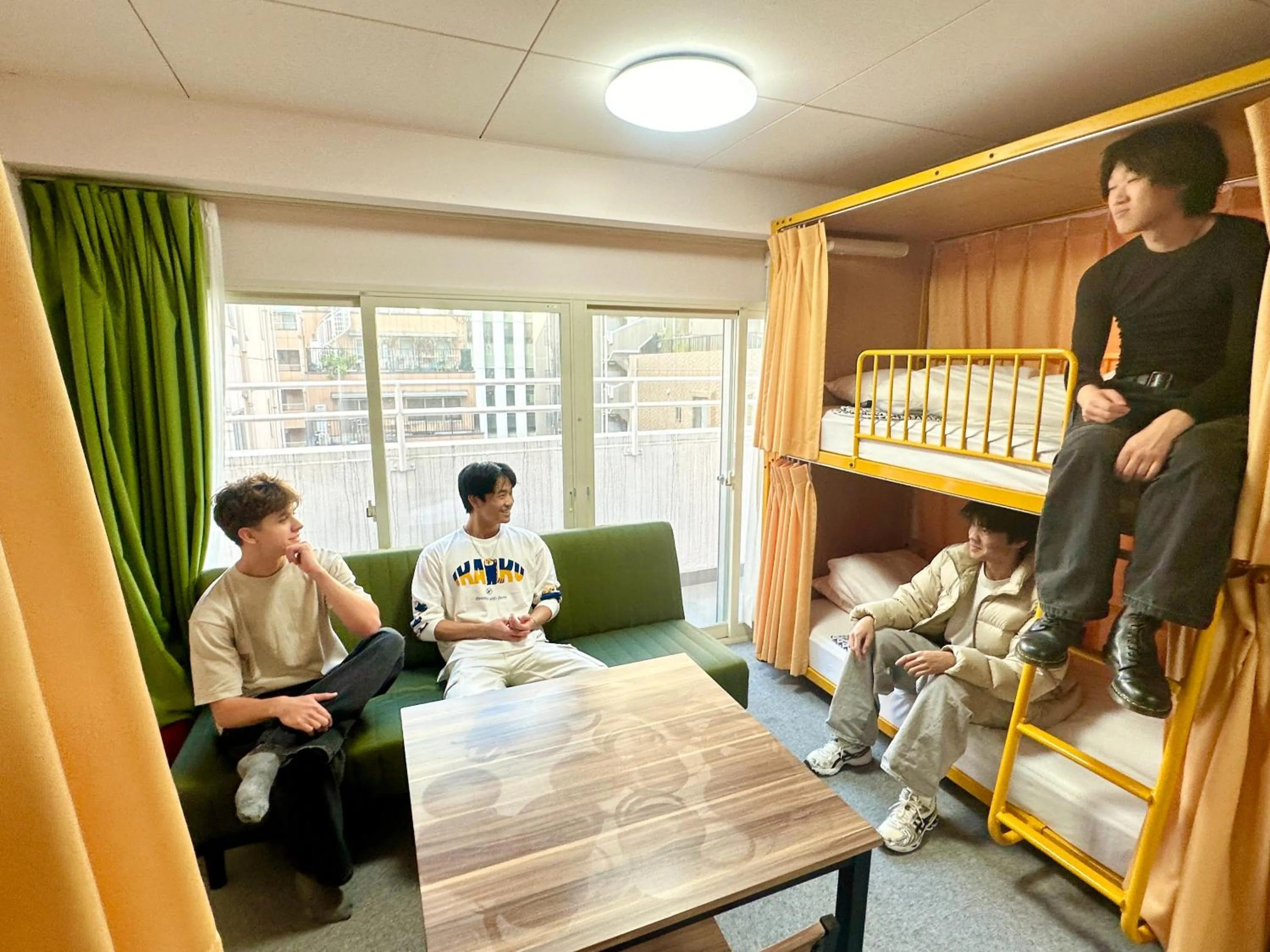 Bed in Sakura Hotel Jimbocho