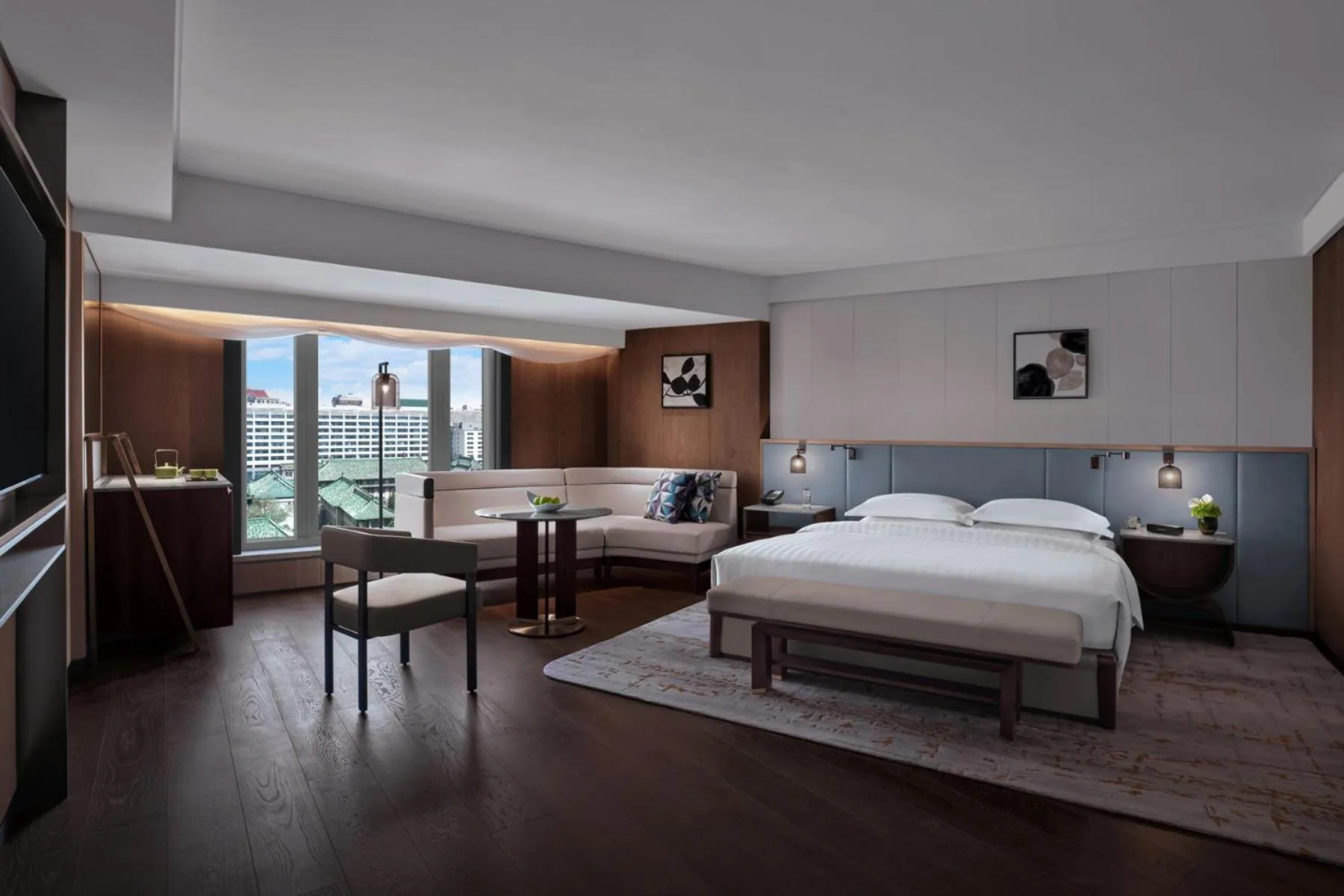 Bedroom, Bed in Grand Hyatt Beijing
