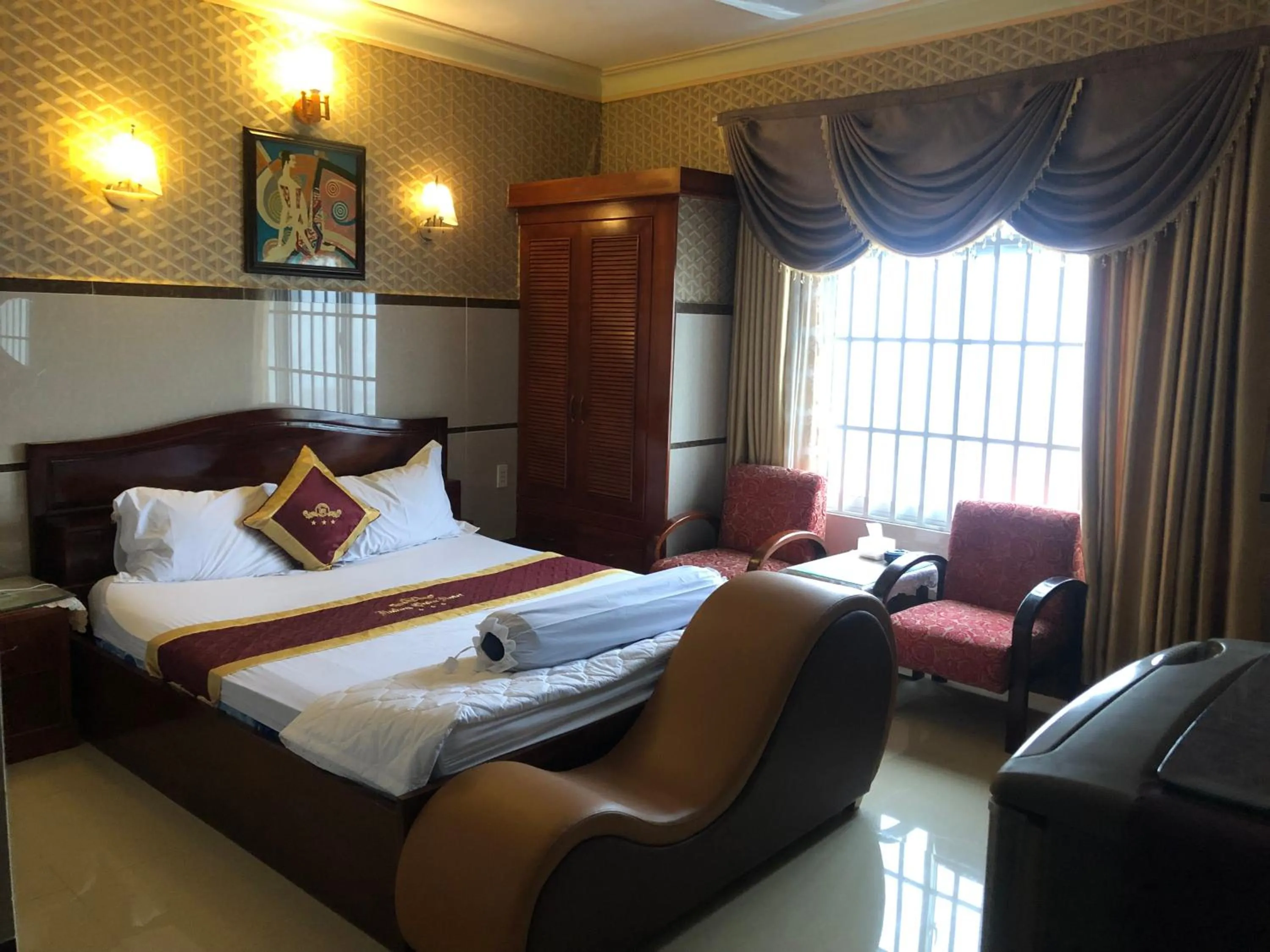 Bed in Hoàng Quân Hotel