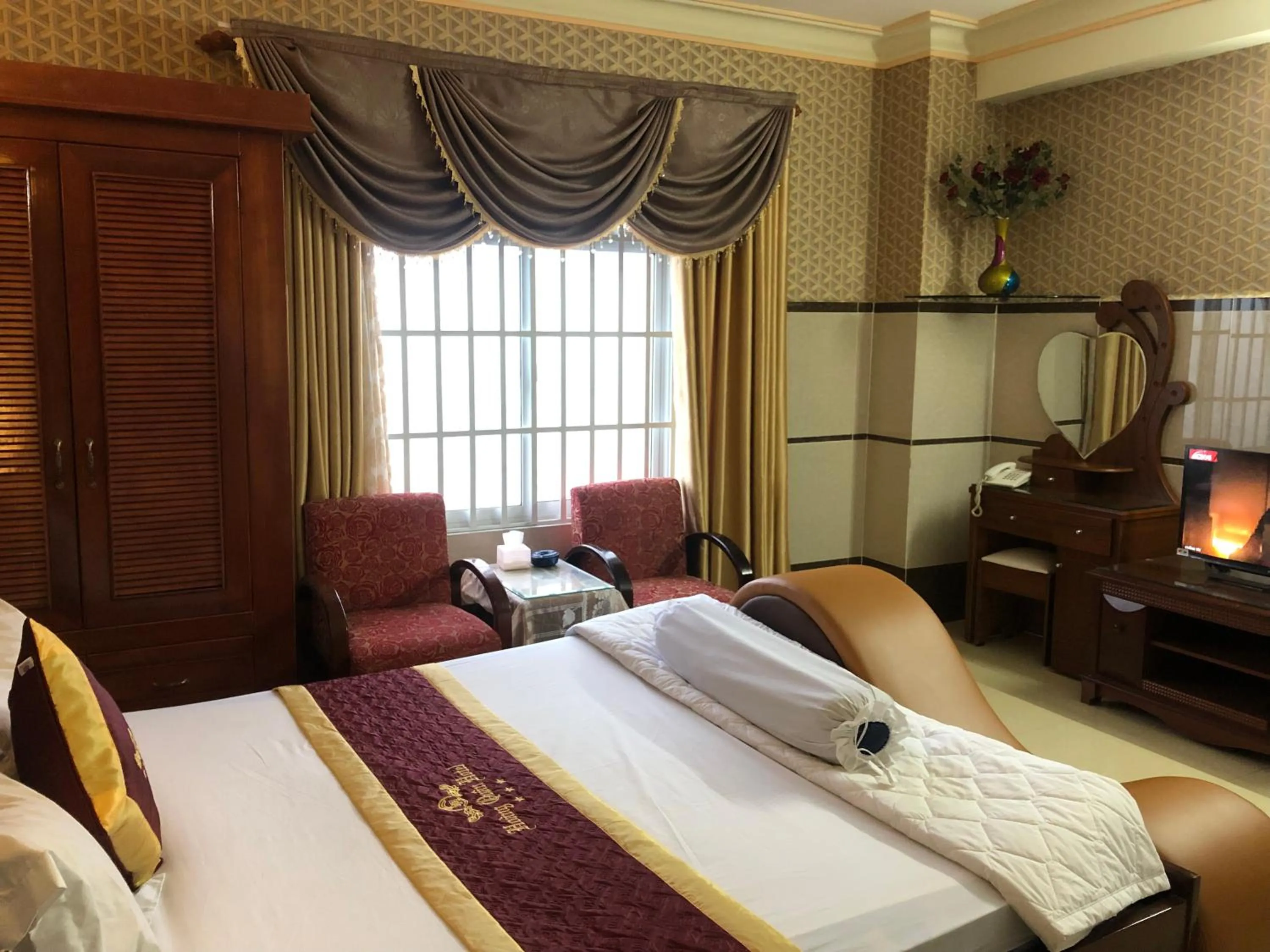 Bed in Hoàng Quân Hotel