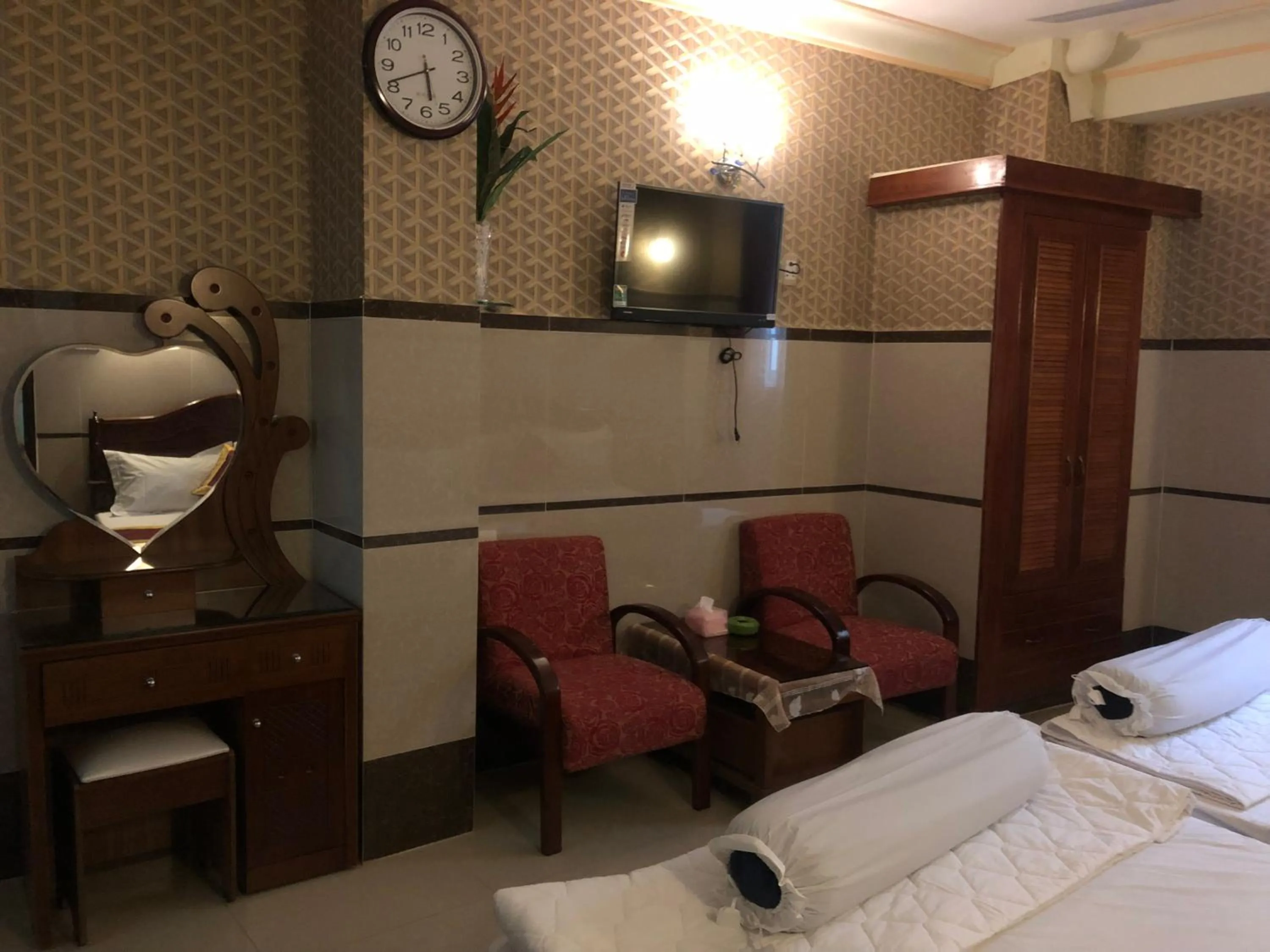 Bed in Hoàng Quân Hotel