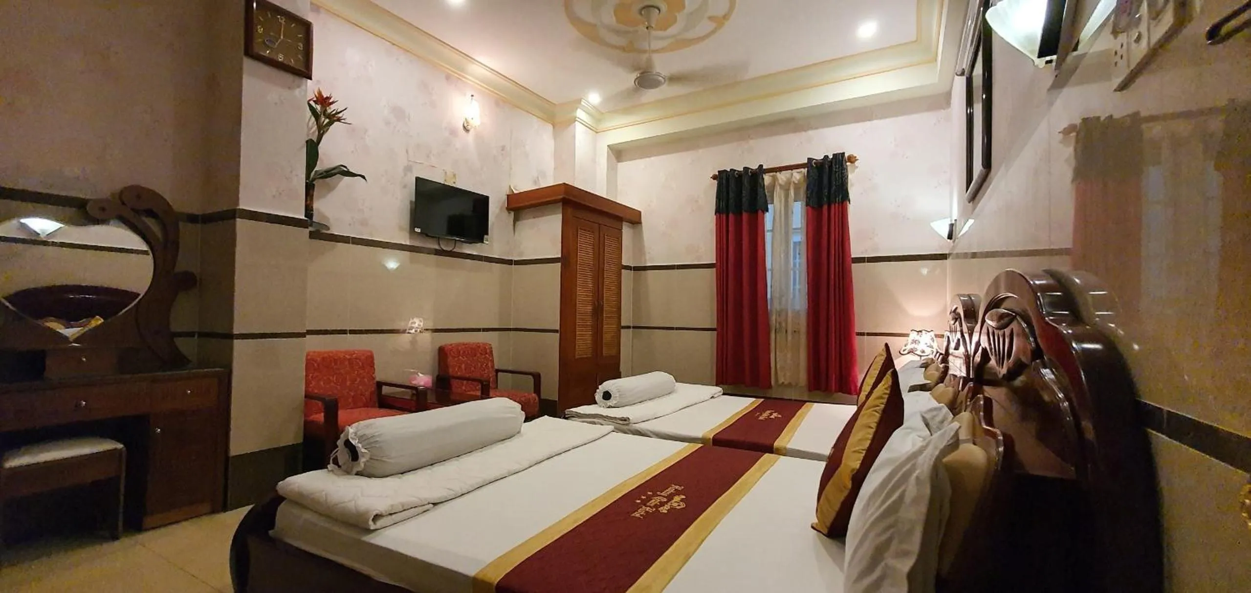 Bed in Hoàng Quân Hotel