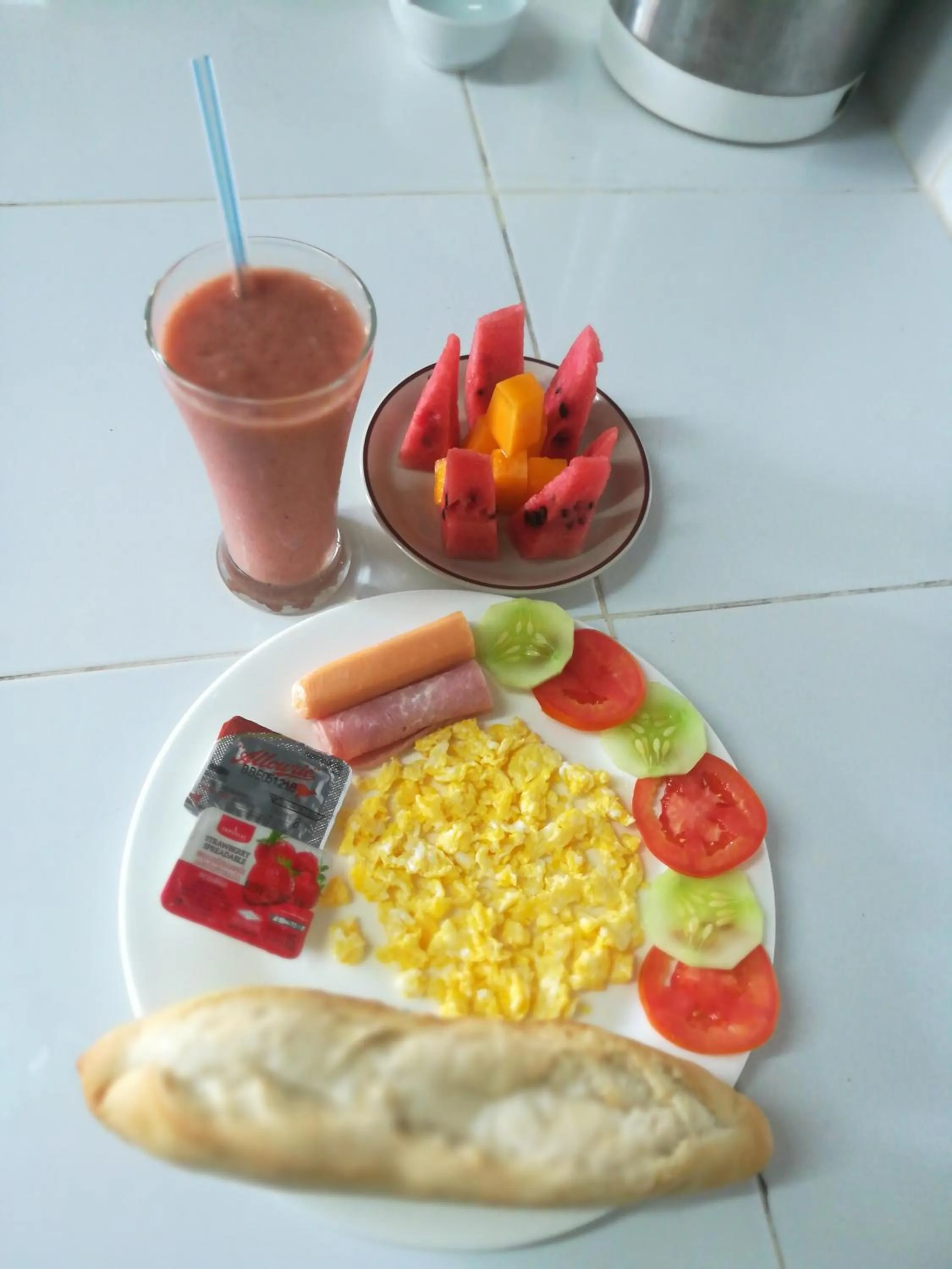 Breakfast in Phonepraseuth Guesthouse