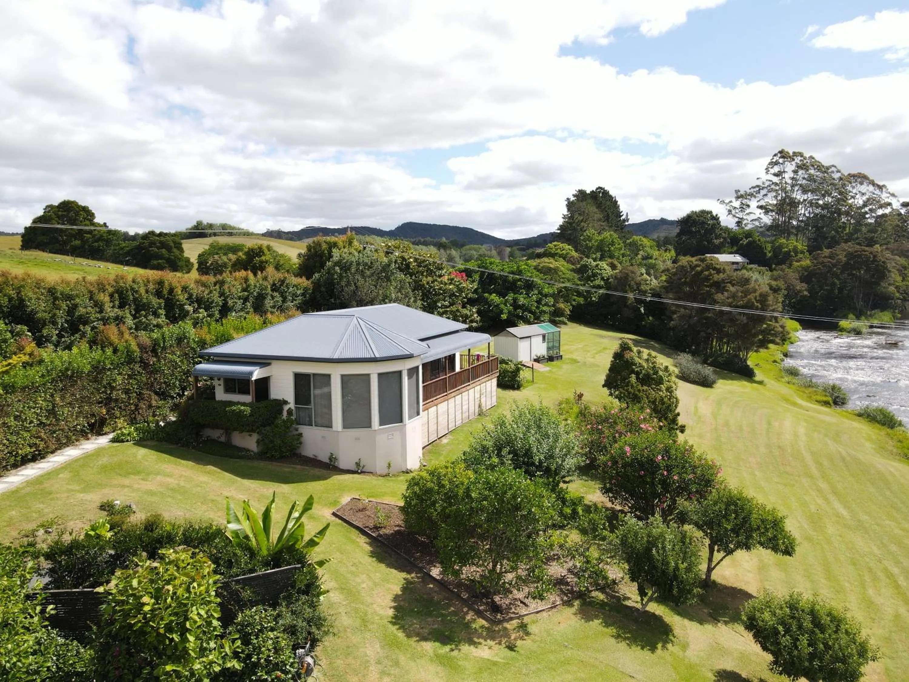 Bird's eye view in Te Awa Lodge