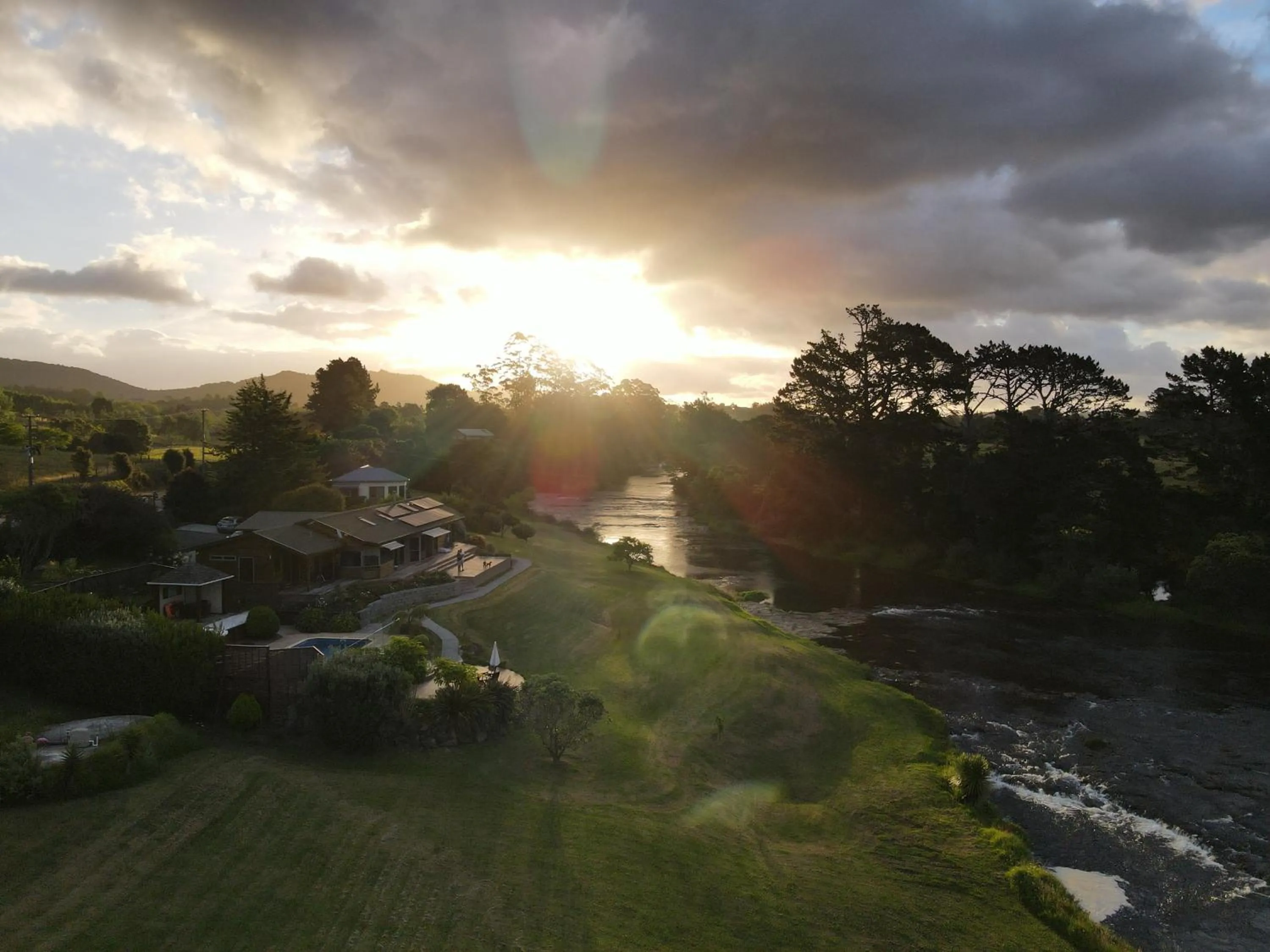 Natural landscape in Te Awa Lodge