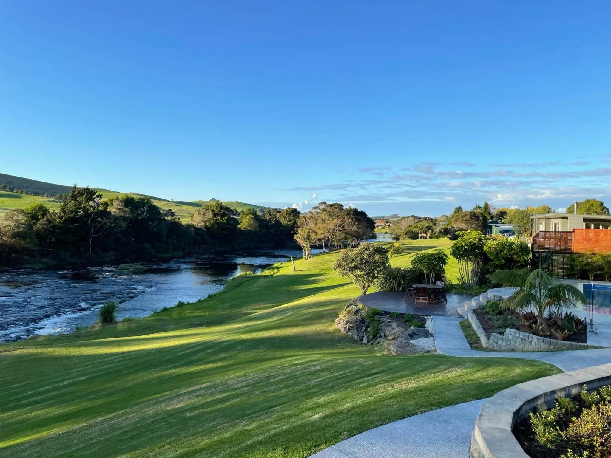 Natural landscape in Te Awa Lodge