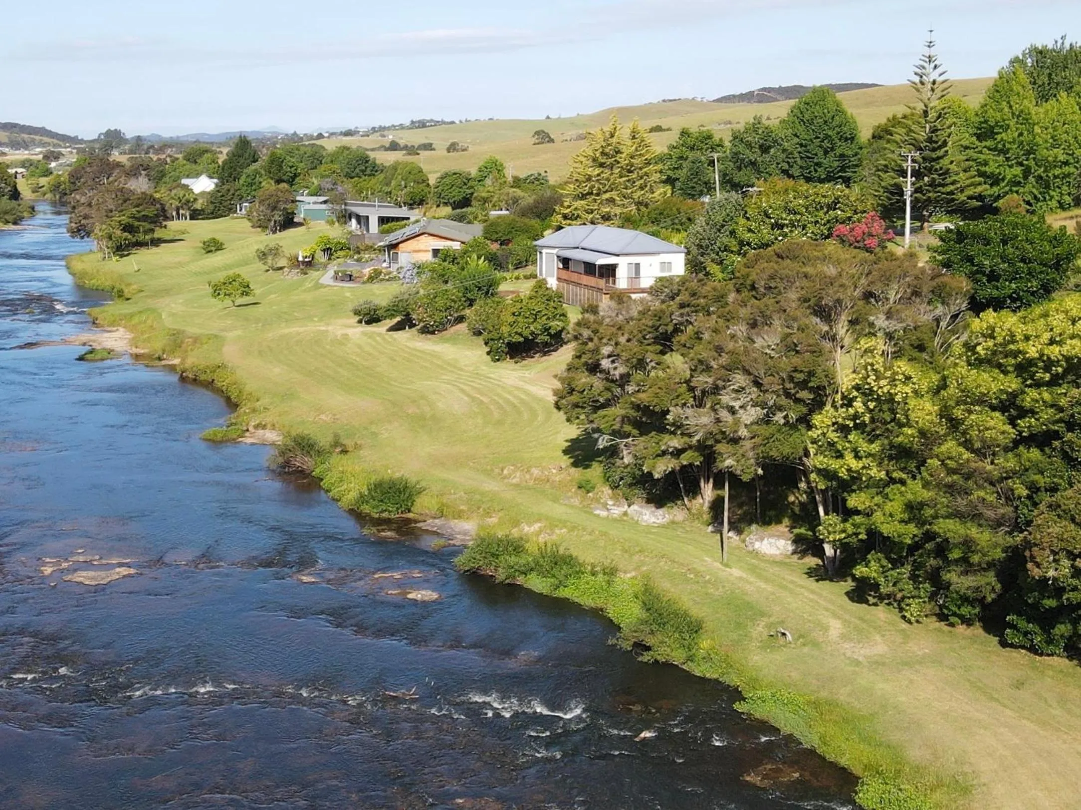 Bird's eye view in Te Awa Lodge