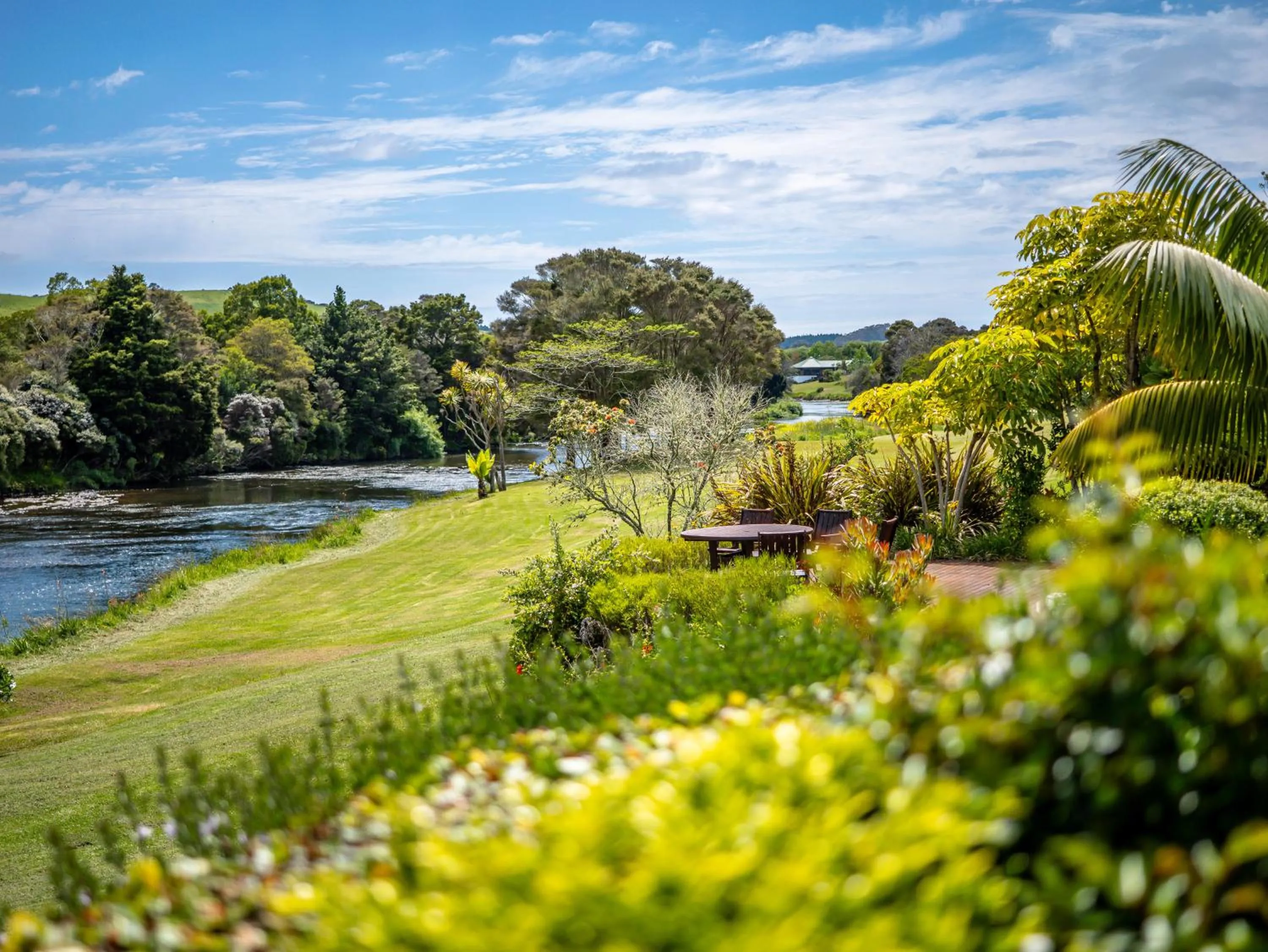 Garden in Te Awa Lodge
