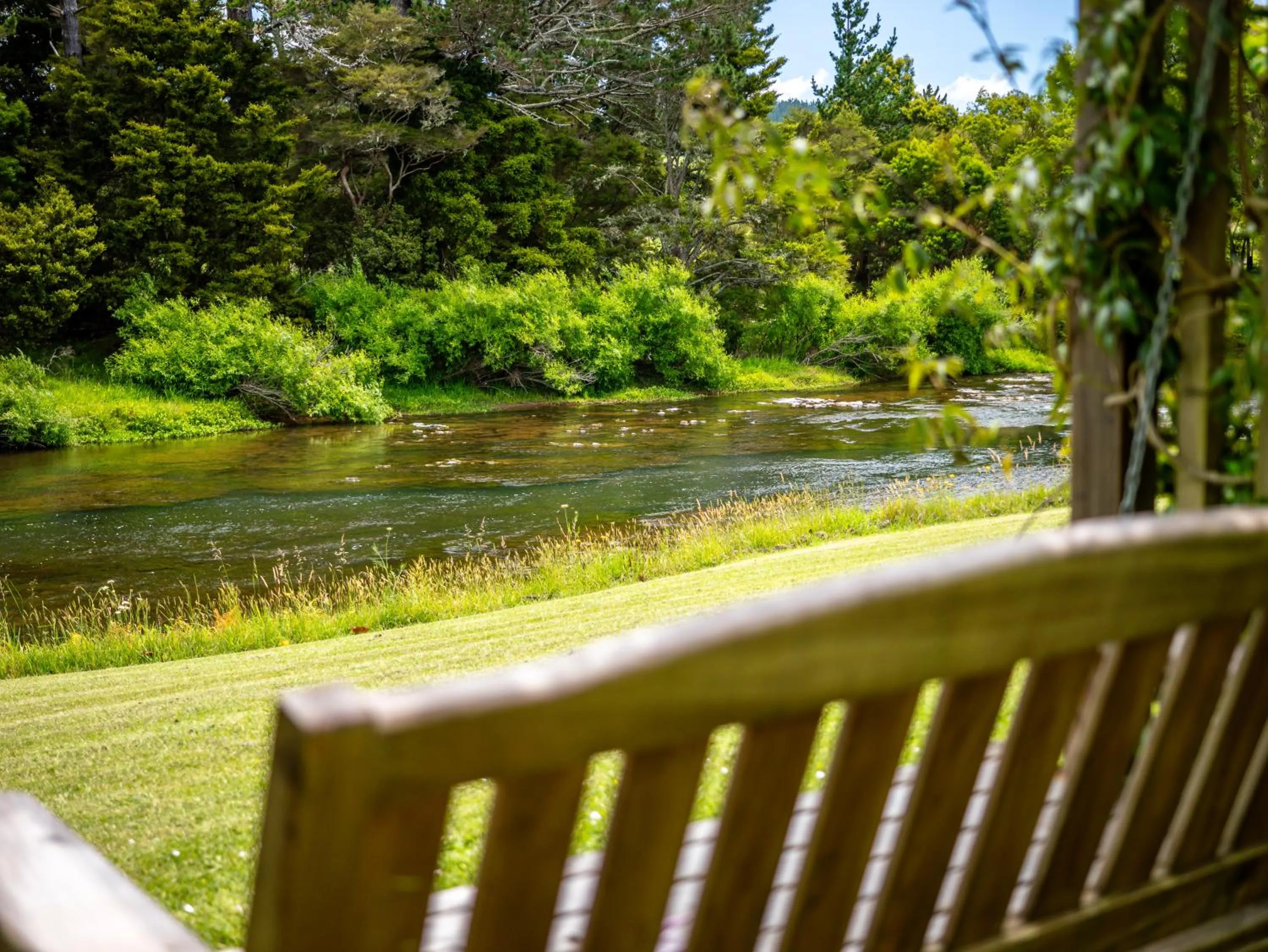 River view in Te Awa Lodge