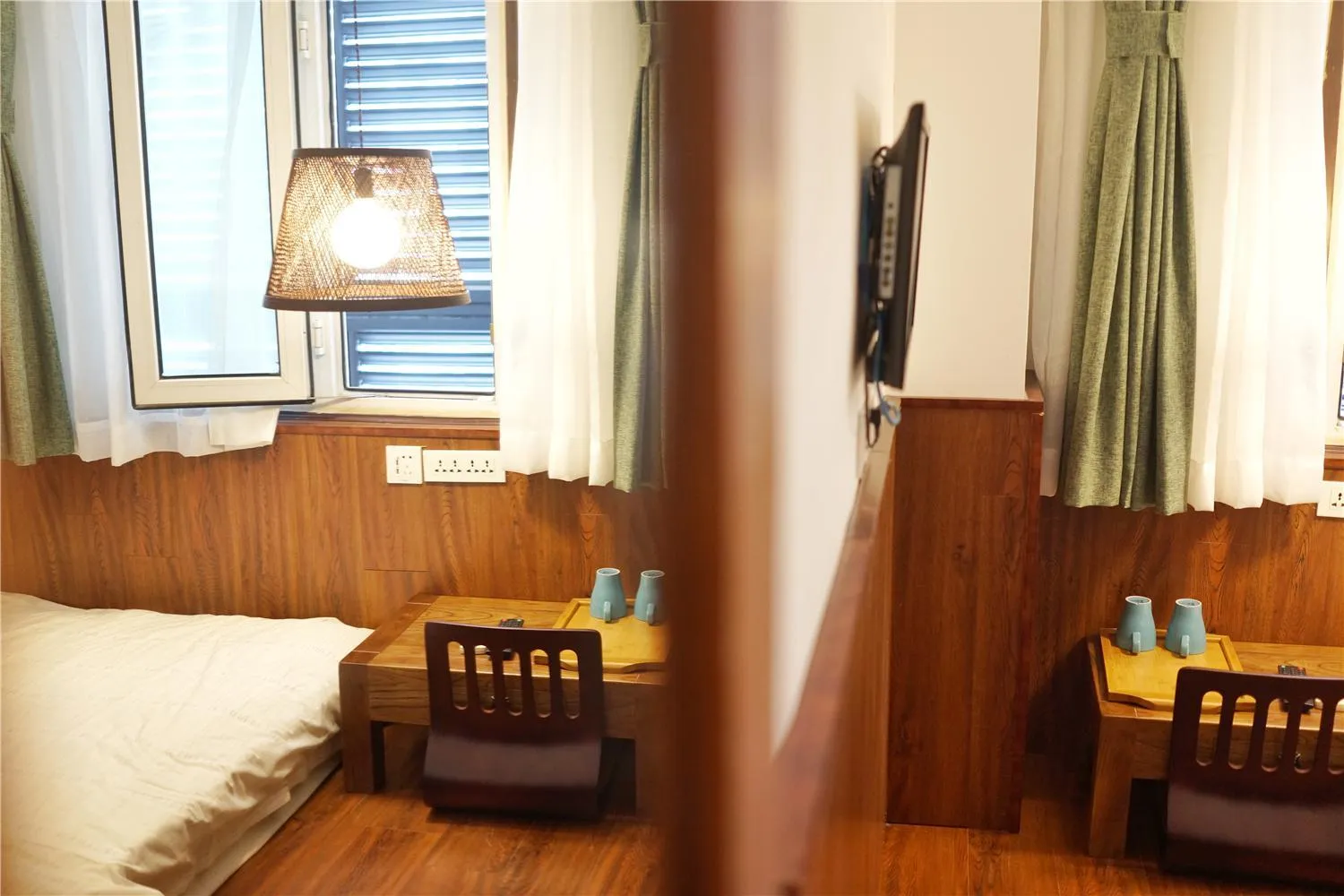 Decorative detail, Bed in Chengdu Flipflop Hostel Poshpacker (Chunxi Road Metro Station)