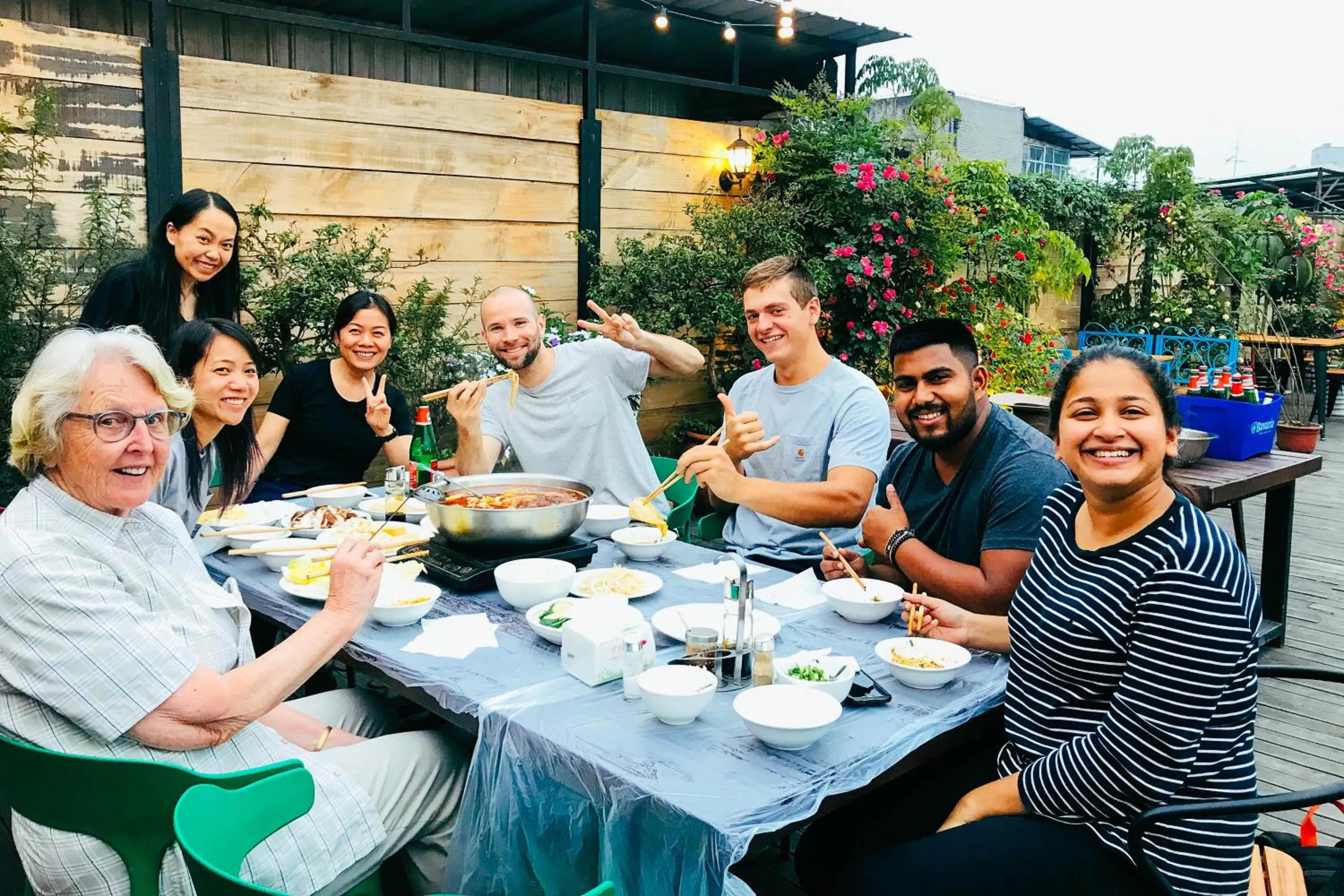 People in Chengdu Flipflop Hostel Poshpacker (Chunxi Road Metro Station)