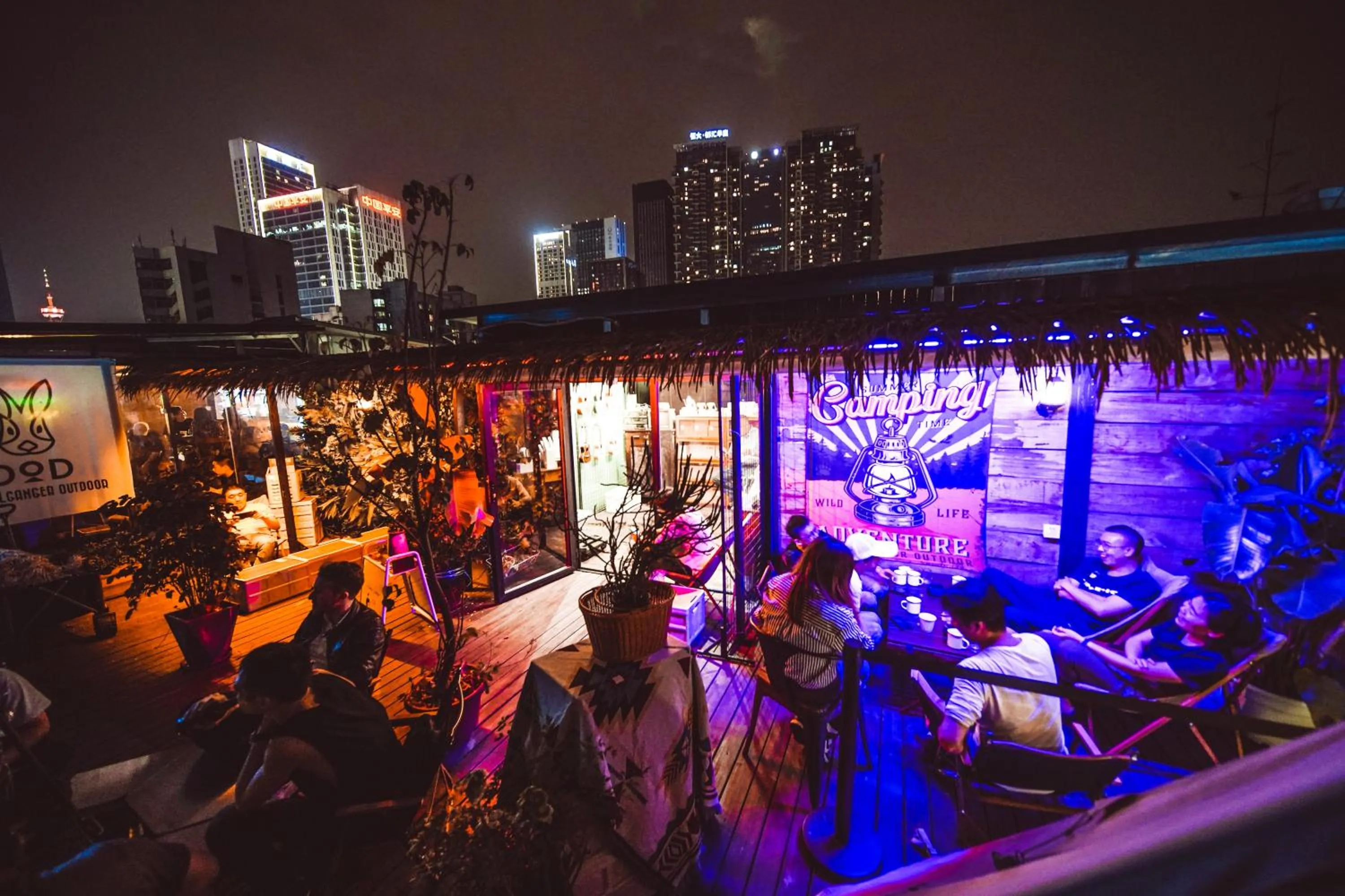 Lounge or bar in Chengdu Flipflop Hostel Poshpacker (Chunxi Road Metro Station)