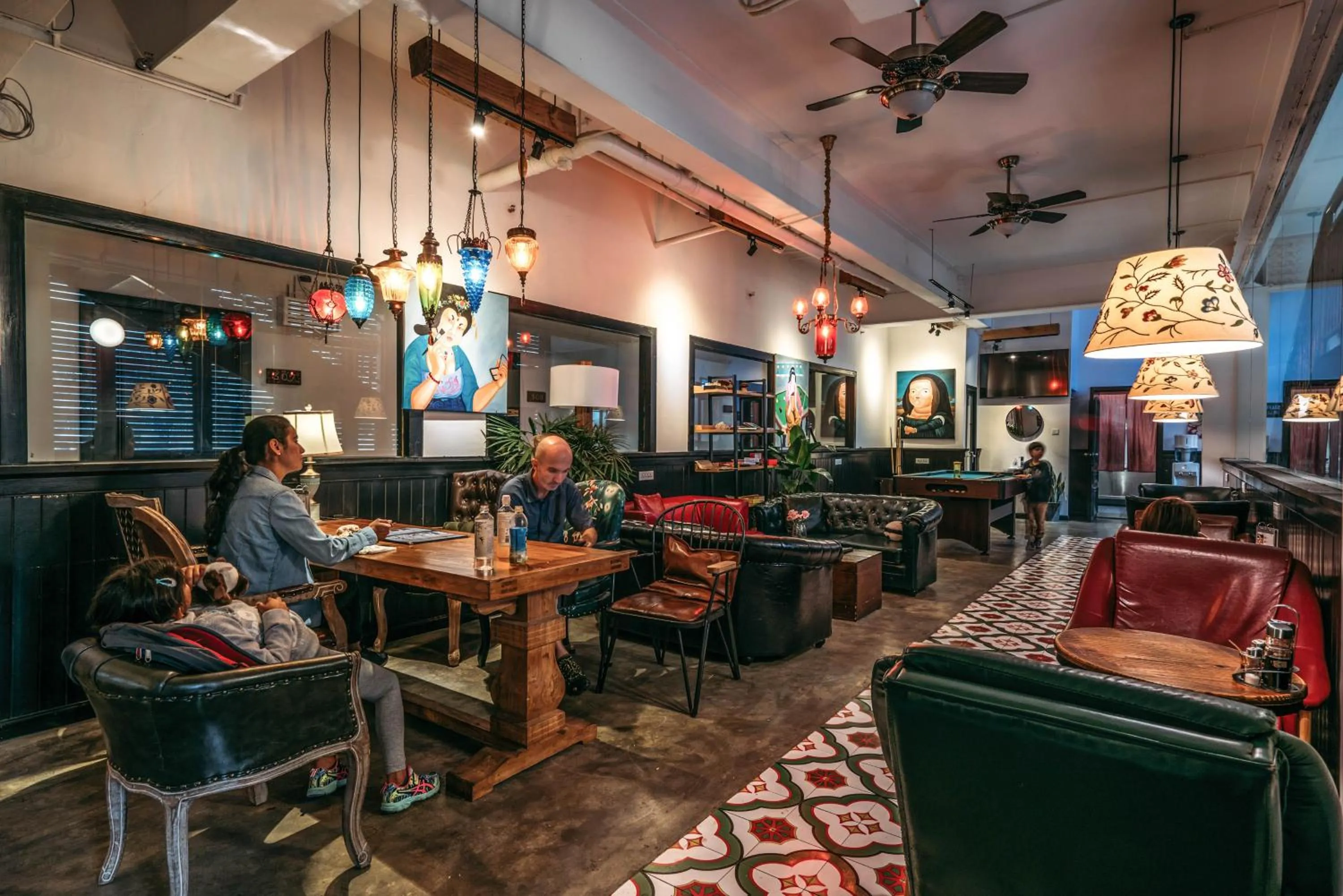 Lounge or bar in Chengdu Flipflop Hostel Poshpacker (Chunxi Road Metro Station)