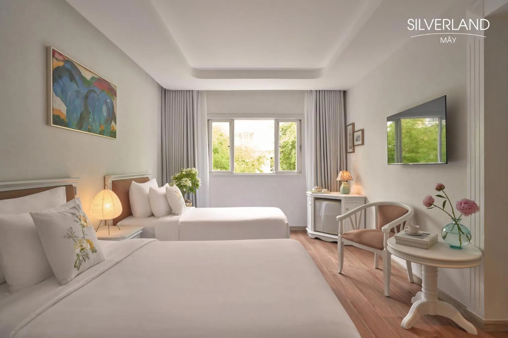 View (from property/room), Bed in Silverland Mây Hotel