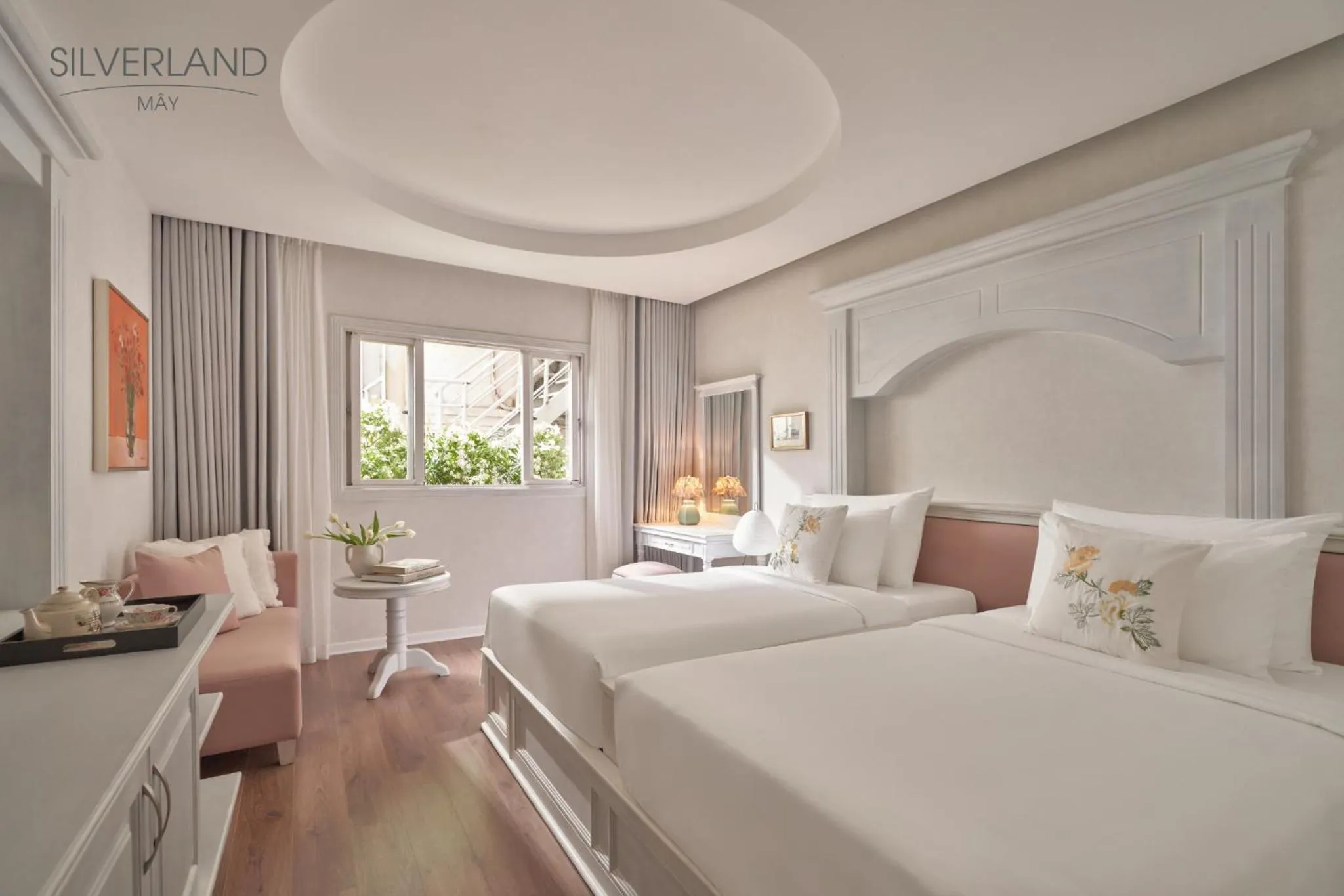 Bed in Silverland Mây Hotel