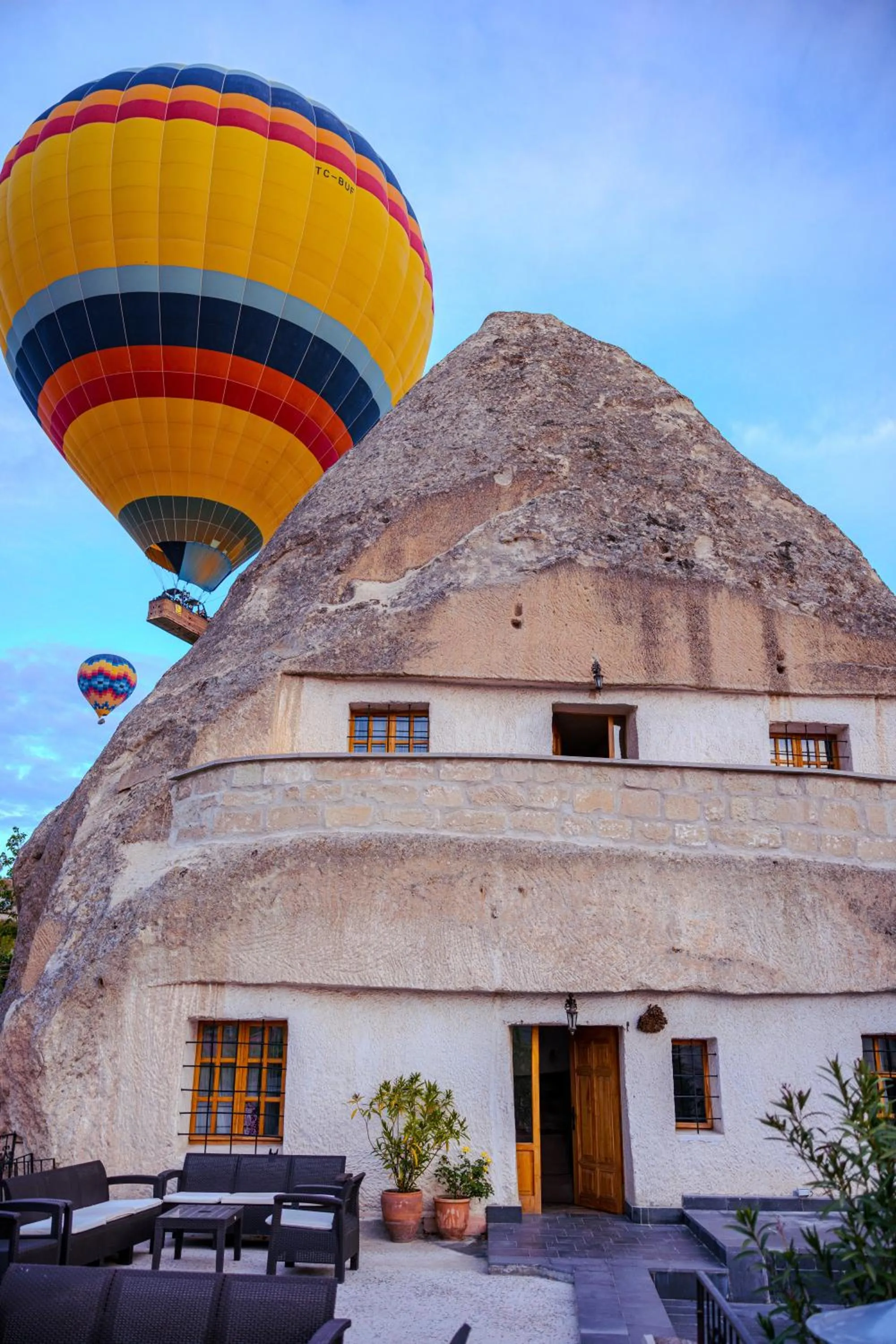 Property building in Cave Hotel Saksagan